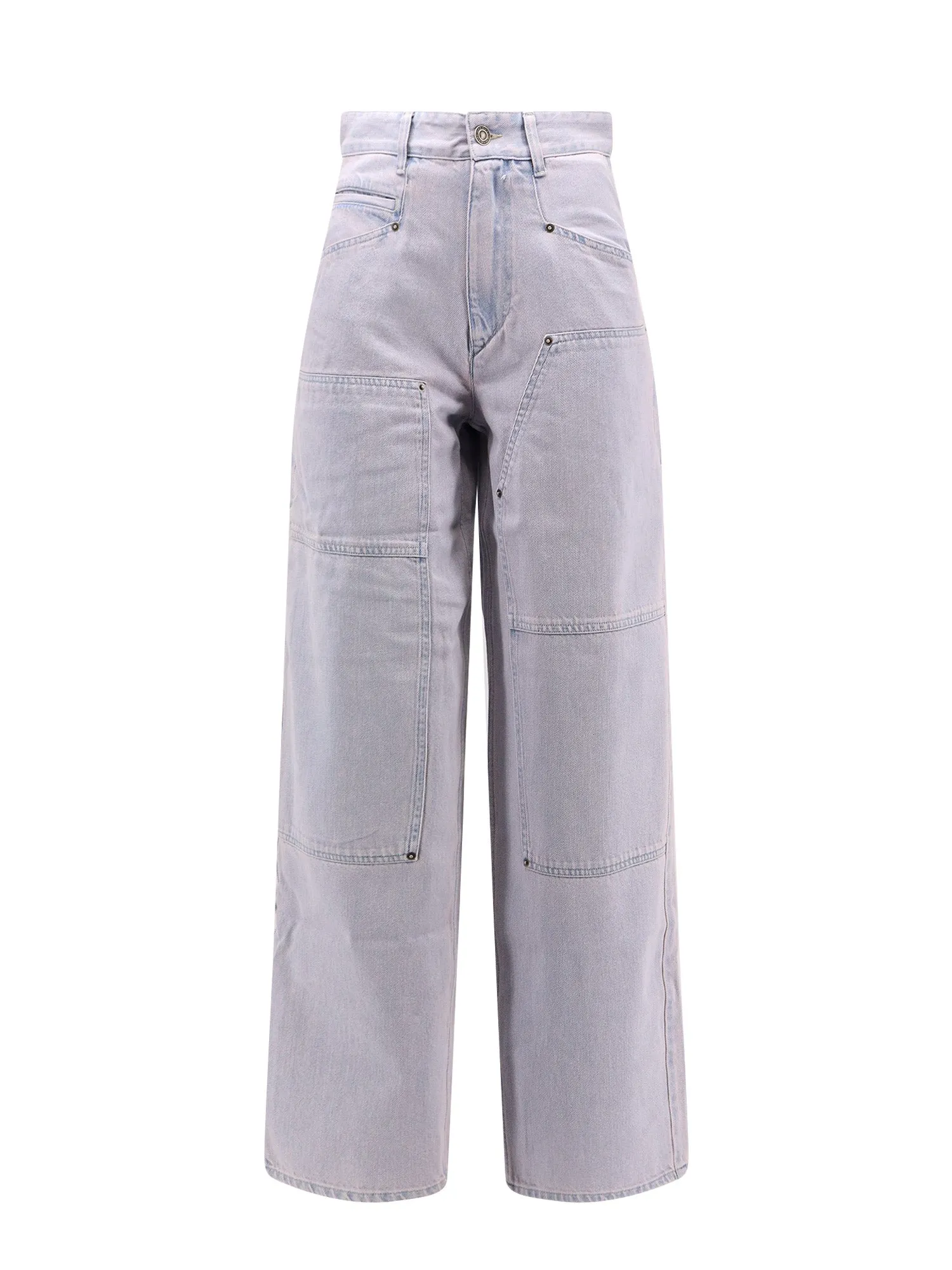 Ophra Light Blue Cotton Jeans