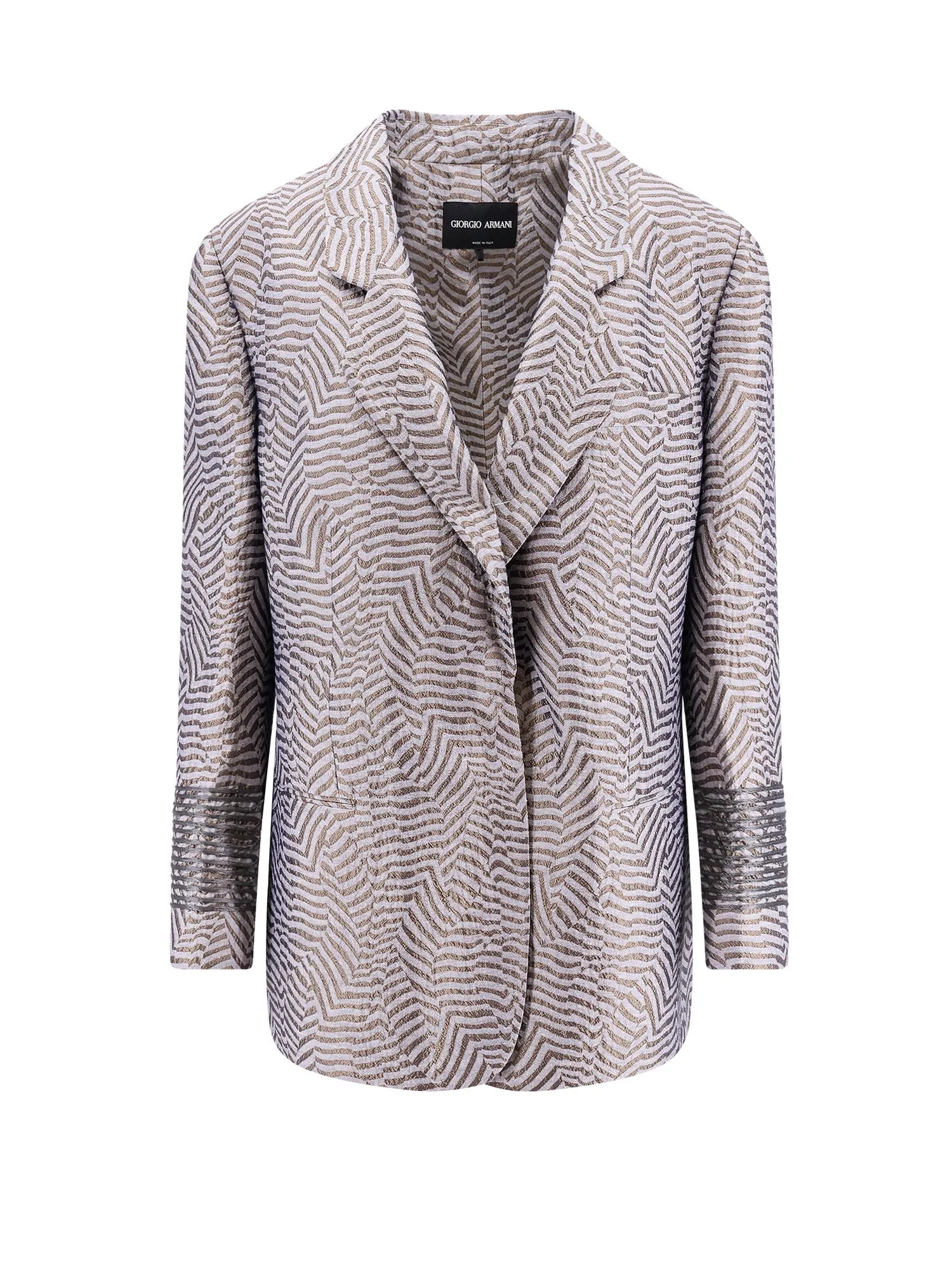 Silk Blend Lined Blazer