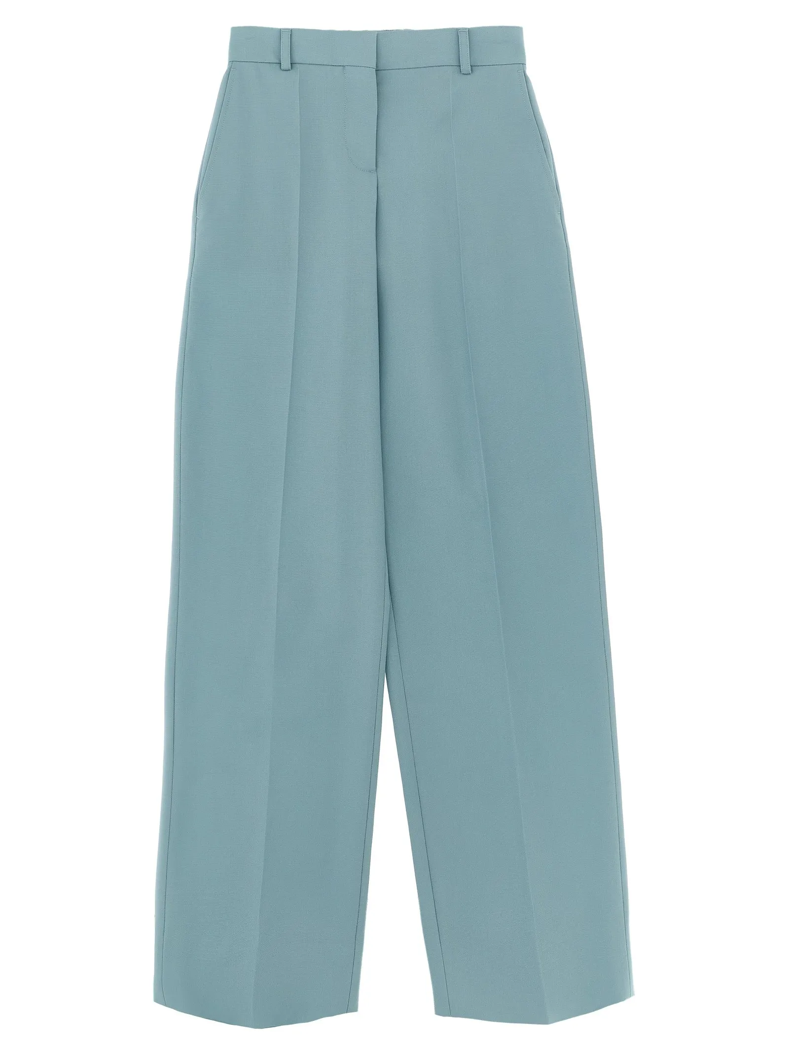 Low Waist Pantaloni Celeste