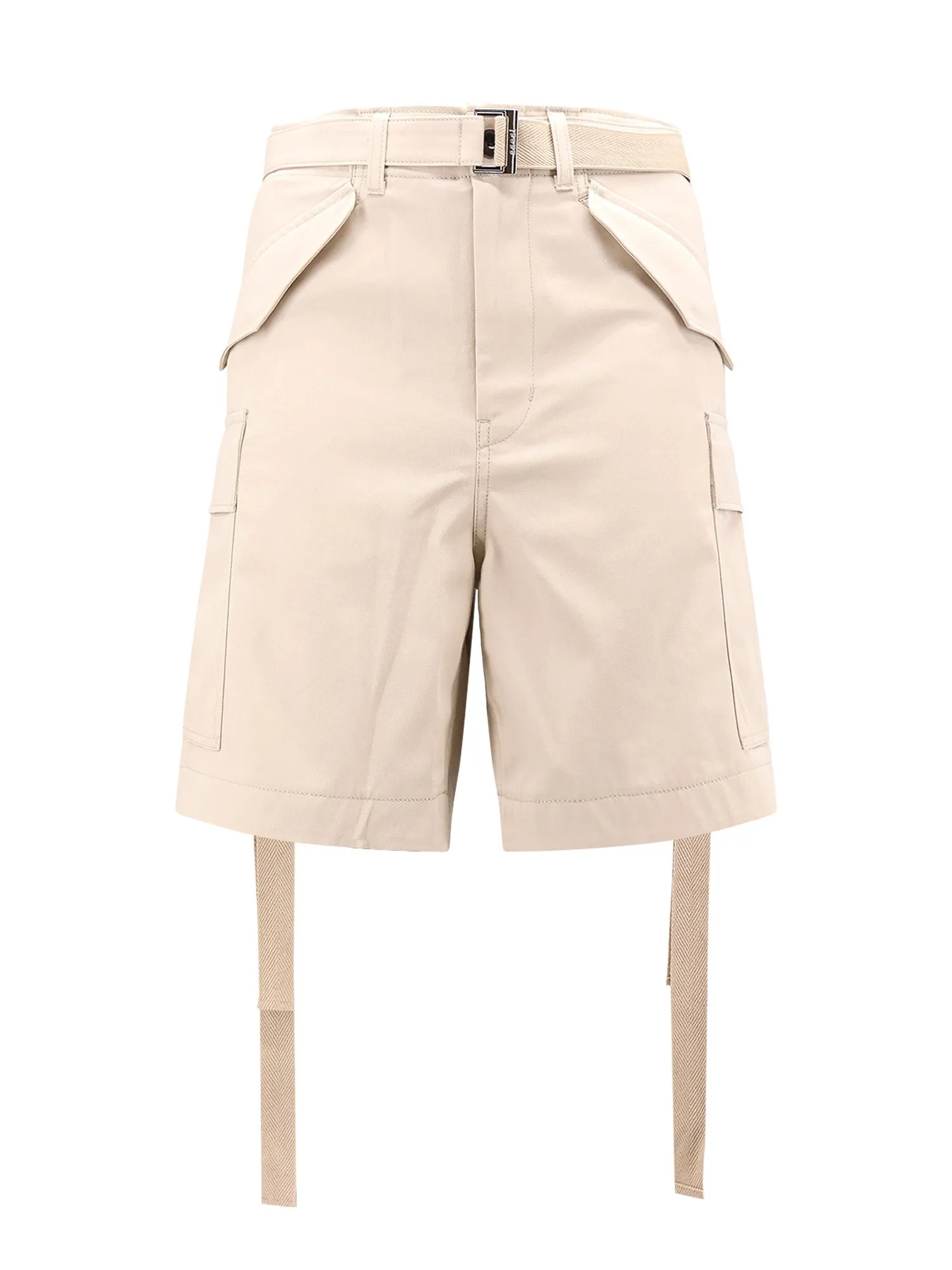 Cotton Bermuda Shorts With Cupro Lining