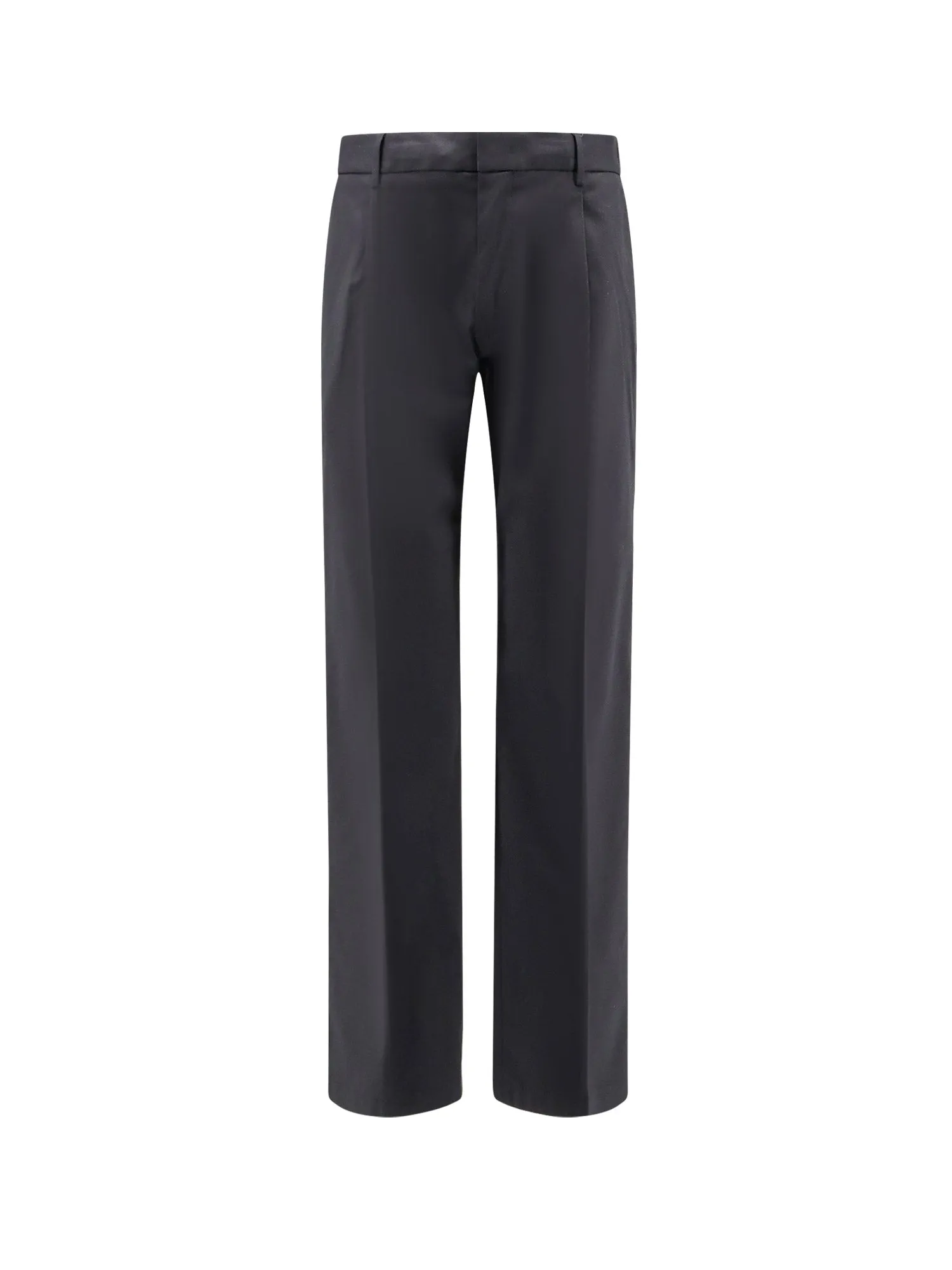 Cotton Trouser With Elastic Inserts And Drawstring
