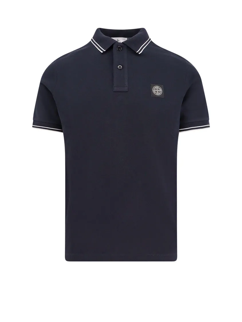 Stretch Organic Cotton Polo Shirt