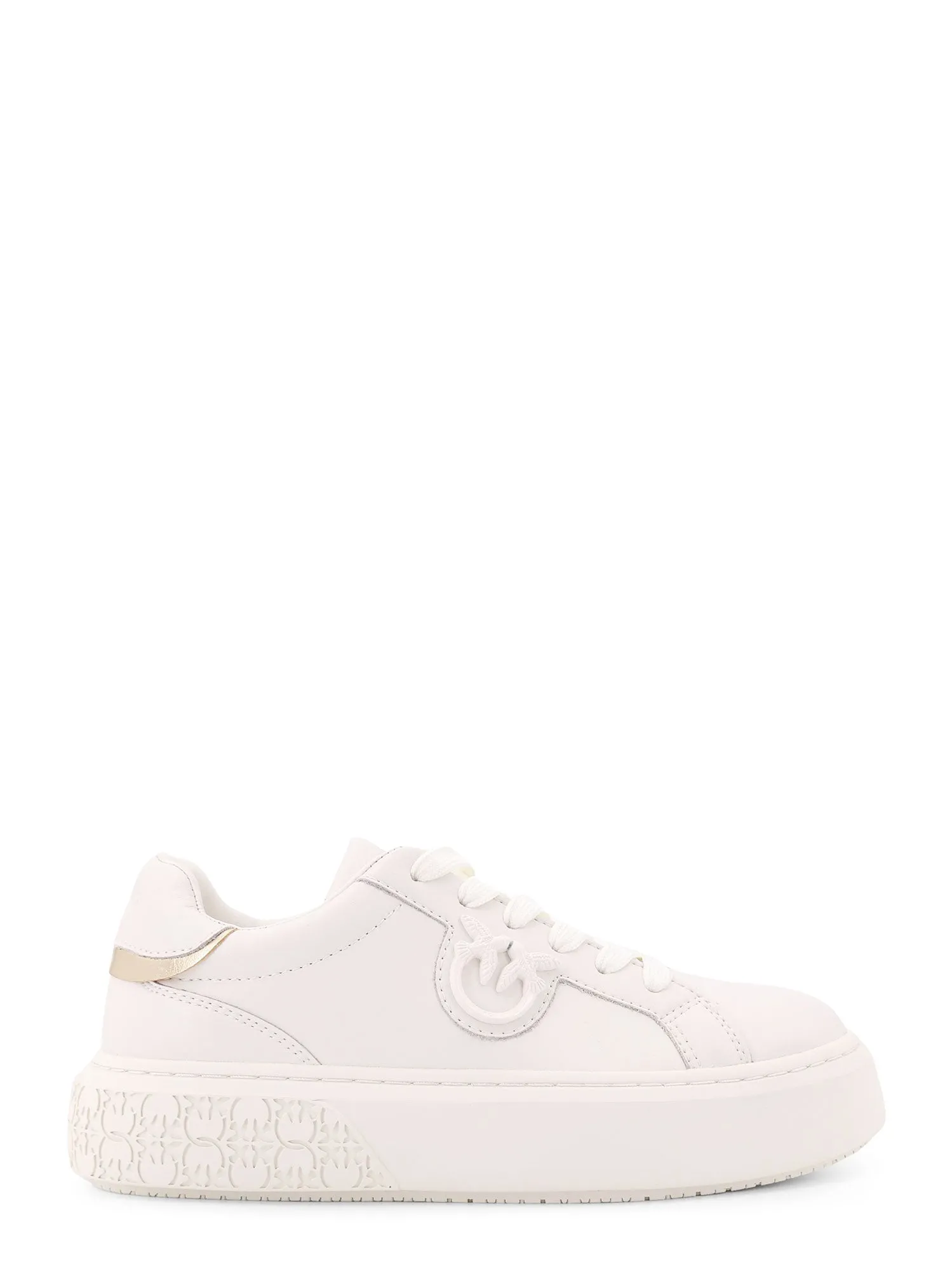 Yoko 12 Leather Sneakers With Lateral Love Birds Detail