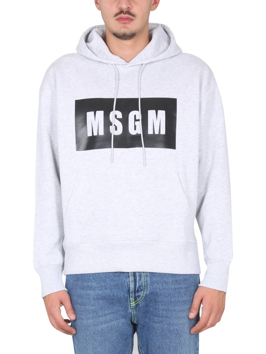 Sweatshirt With Logo Box