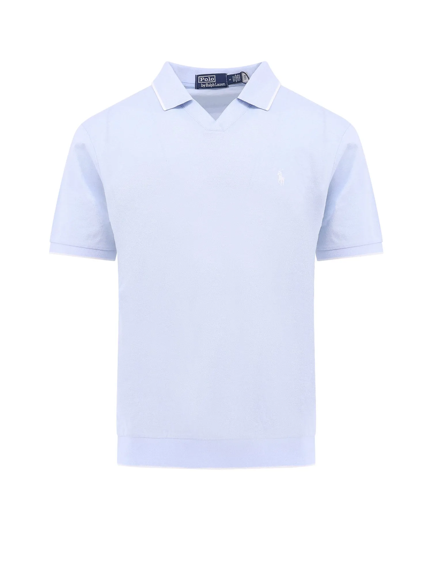 Cotton Polo Shirt With Logo Embroidery
