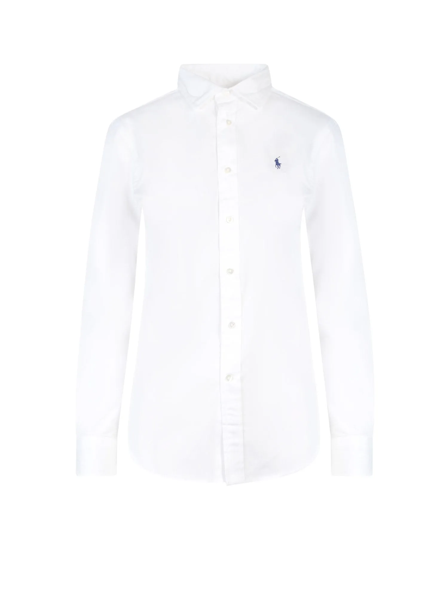 Cotton Shirt With Embroidered Logo