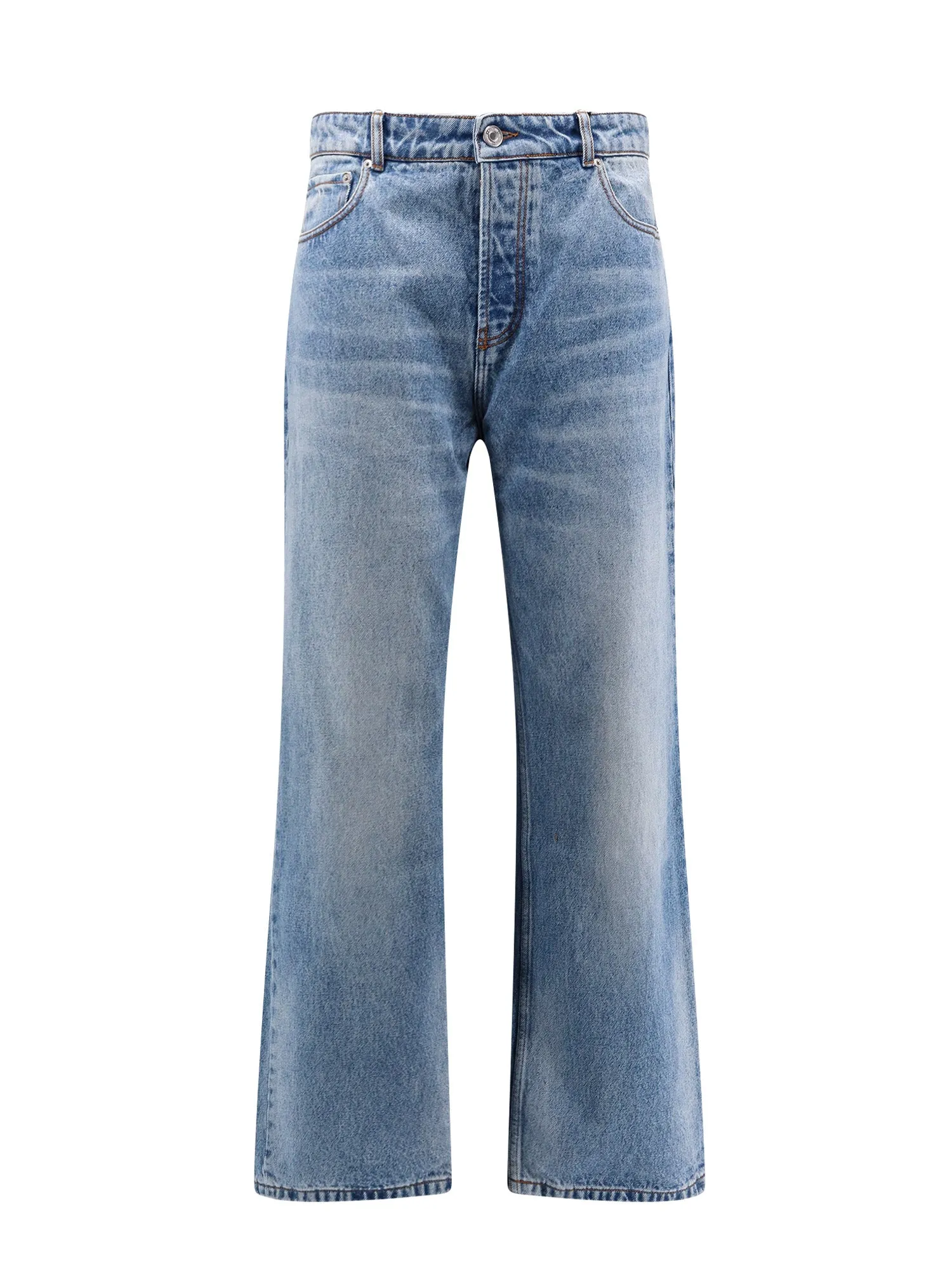Used Blue Cotton Jeans