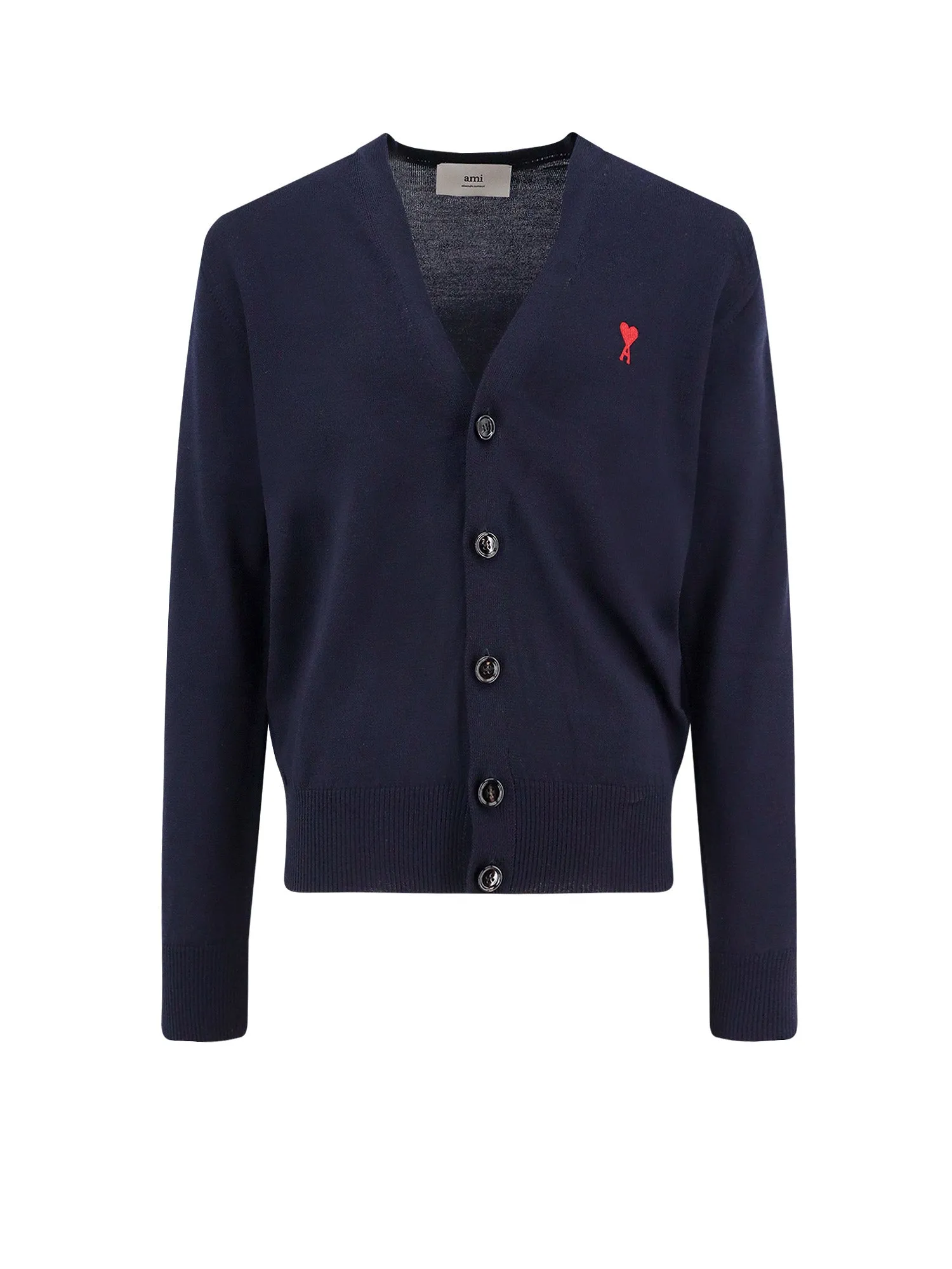 Extrafine Merino Wool Cardigan With Iconic Embroidery