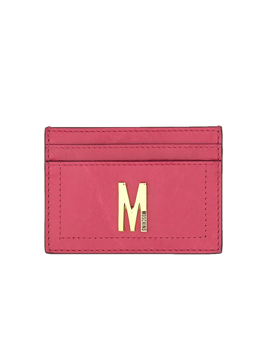 Card Holder With Gold Plaque