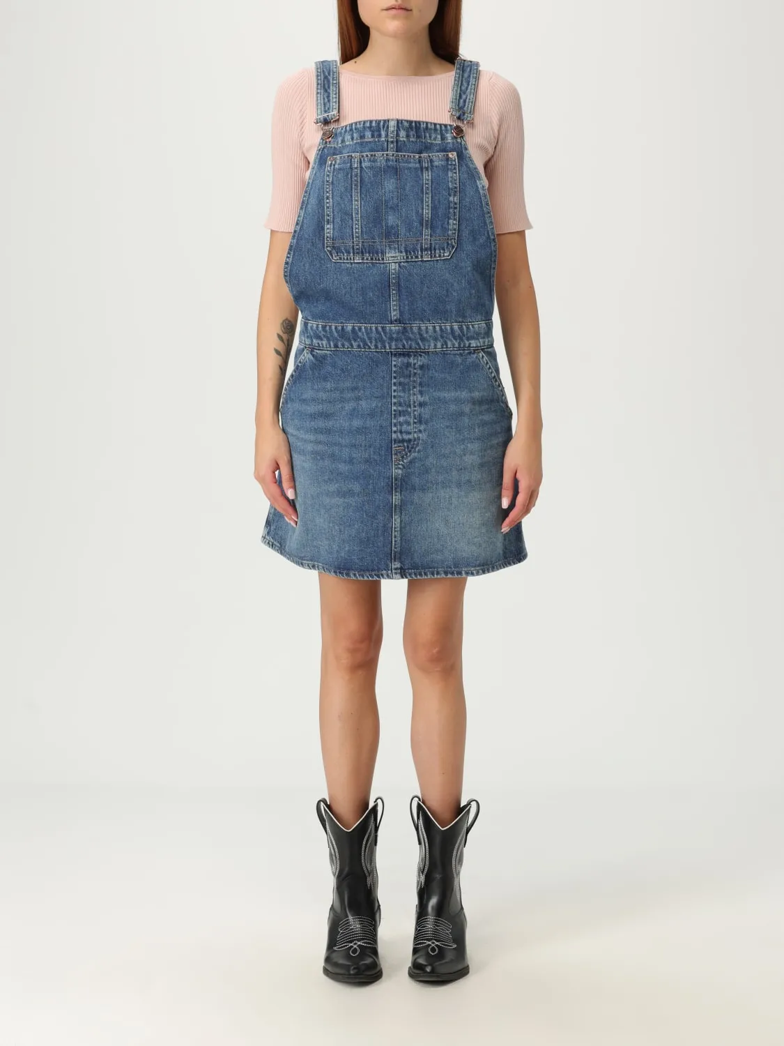 Salopette di jeans 7 For All Mankind