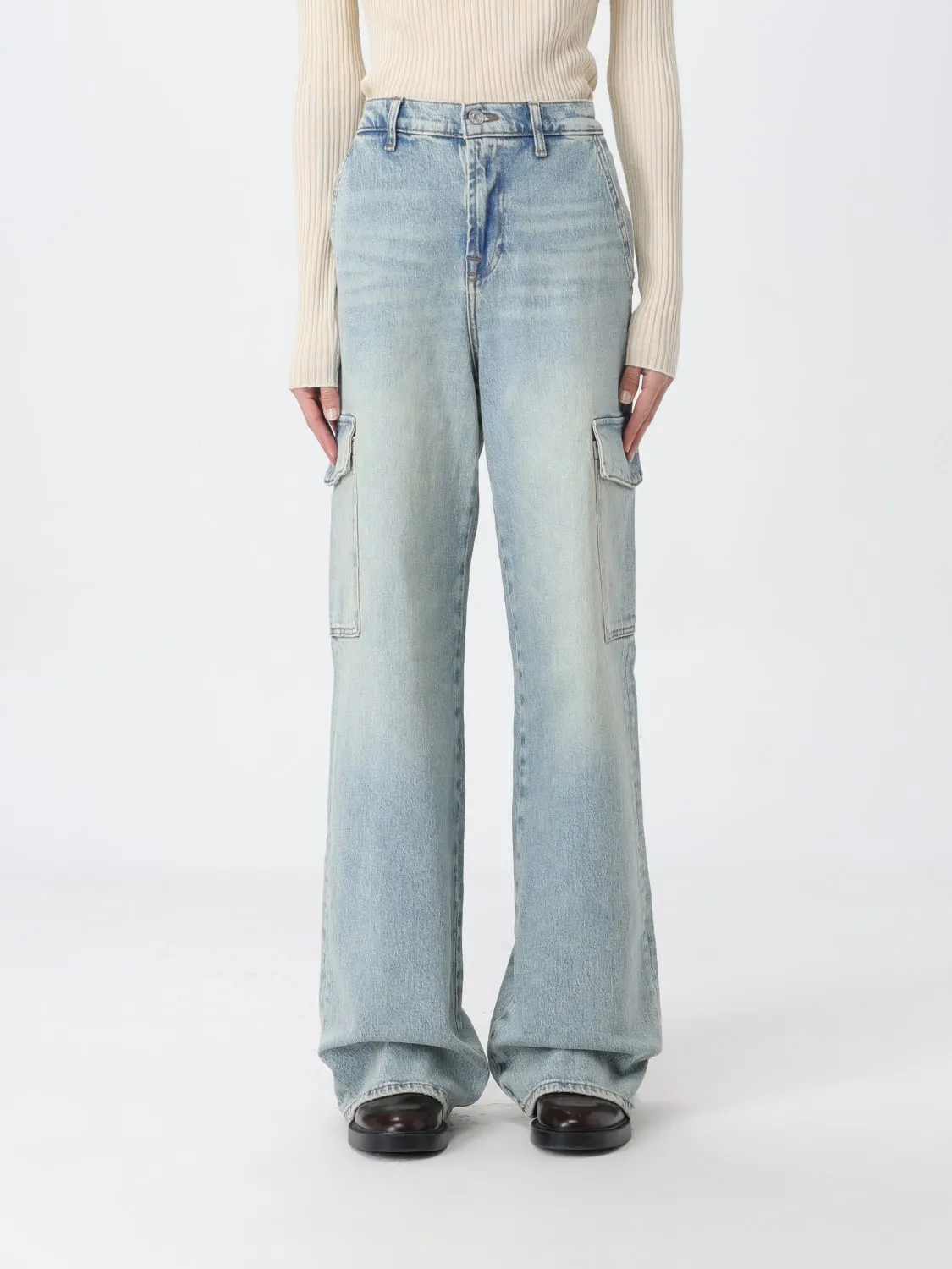 Jeans cargo 7 For All Mankind in denim