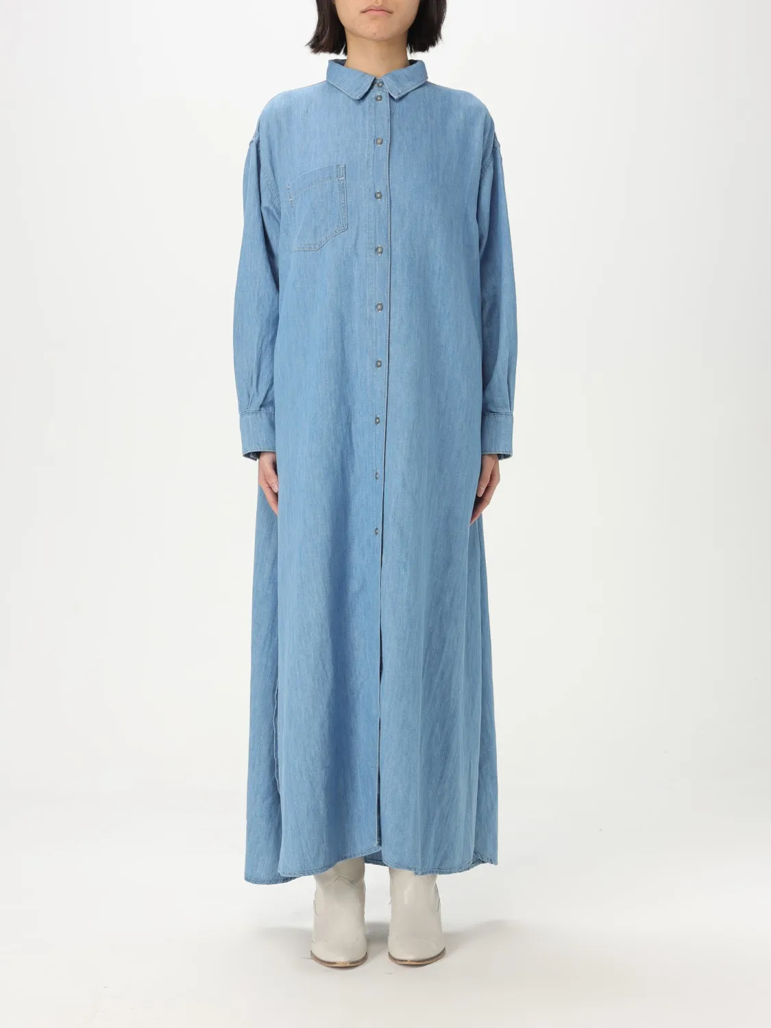 Abito chemisier 7 For All Mankind in misto cotone