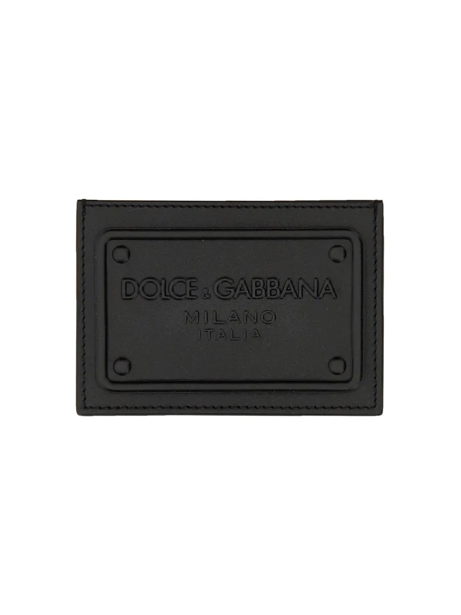 Leather Card Holder With Logo