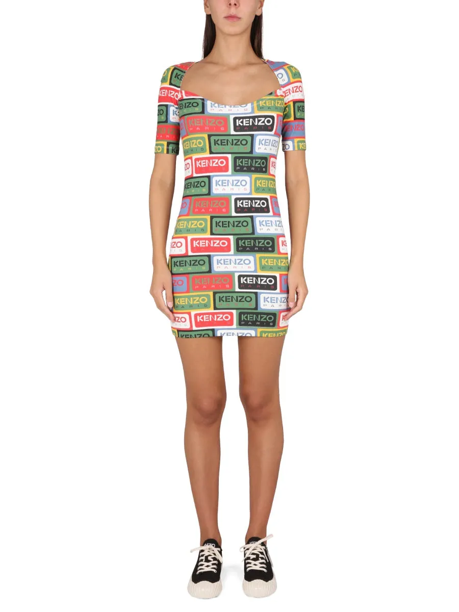 Bodycon Dress 'Kenzo Labels'