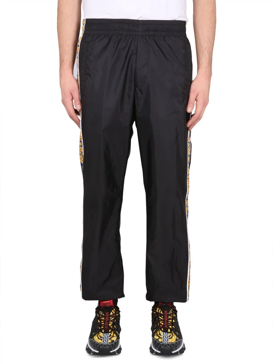 Jogging Pants With Baroque Print