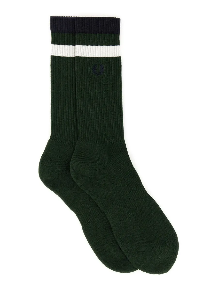 Sock With Logo Embroidery