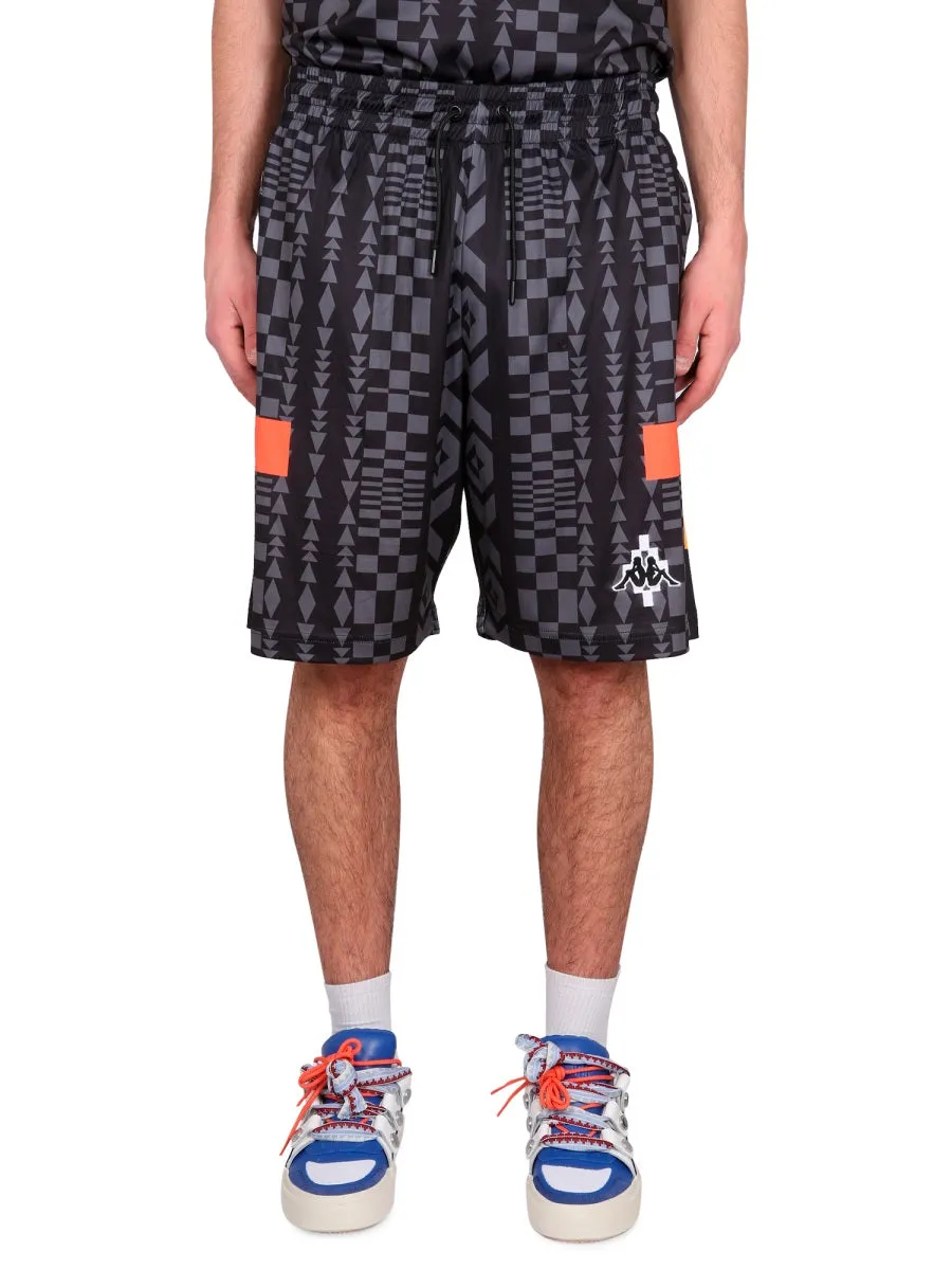 Marcelo Burlon X Kappa Bermuda Shorts