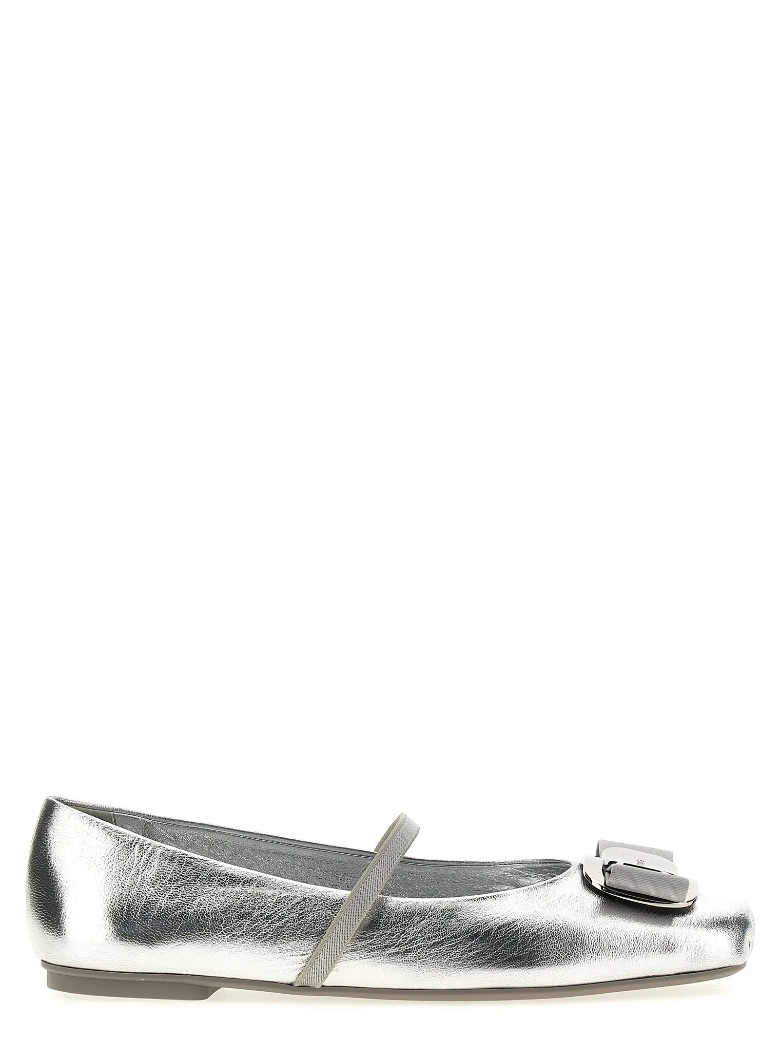 Zina Flat Shoes Silver