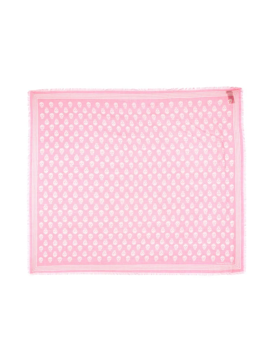 Biker Skull Print Scarf