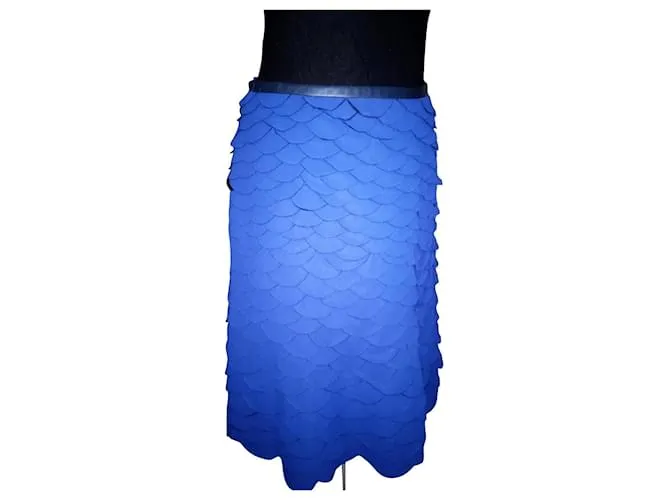 Karl Lagerfeld GONNA LAGERFELD GONNA COUTURE PETALI DI SETA T38 Blu scuro