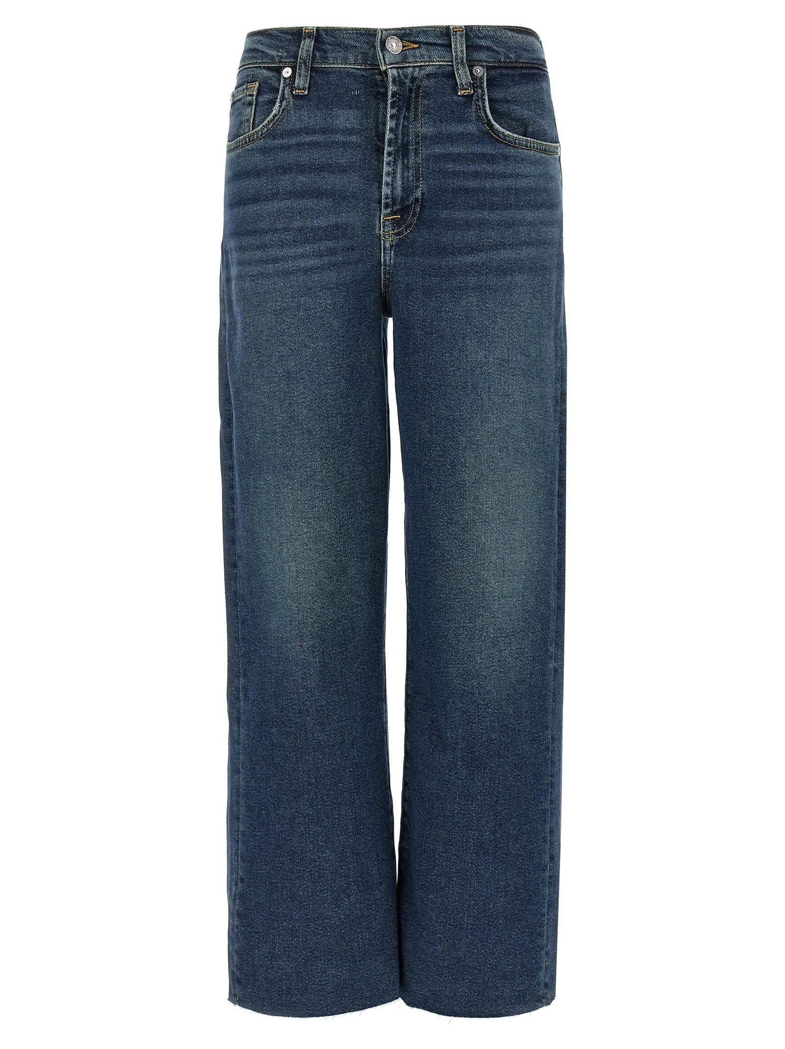 Alexa Cropped Jeans Celeste