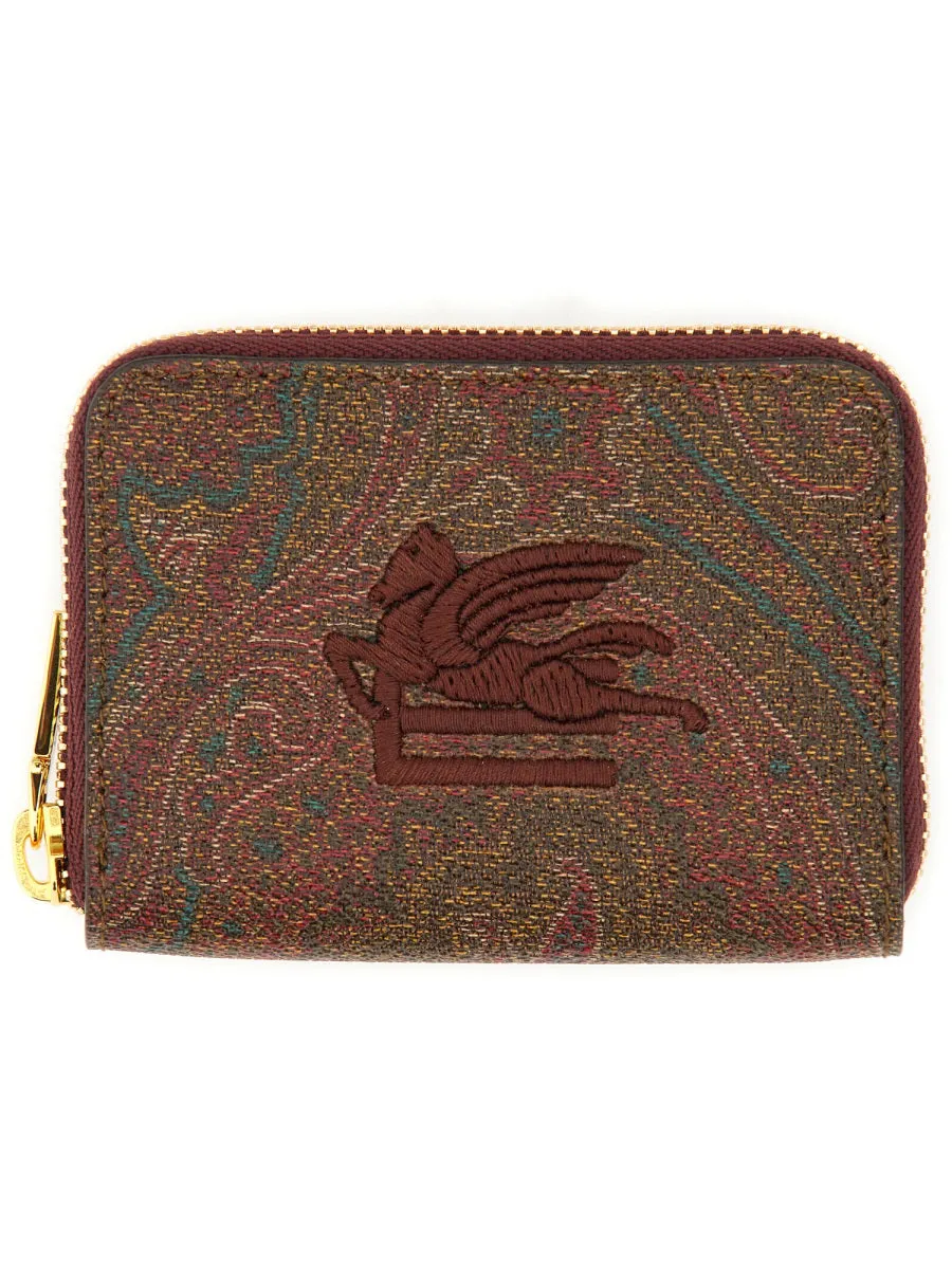 Paisley Print Wallet