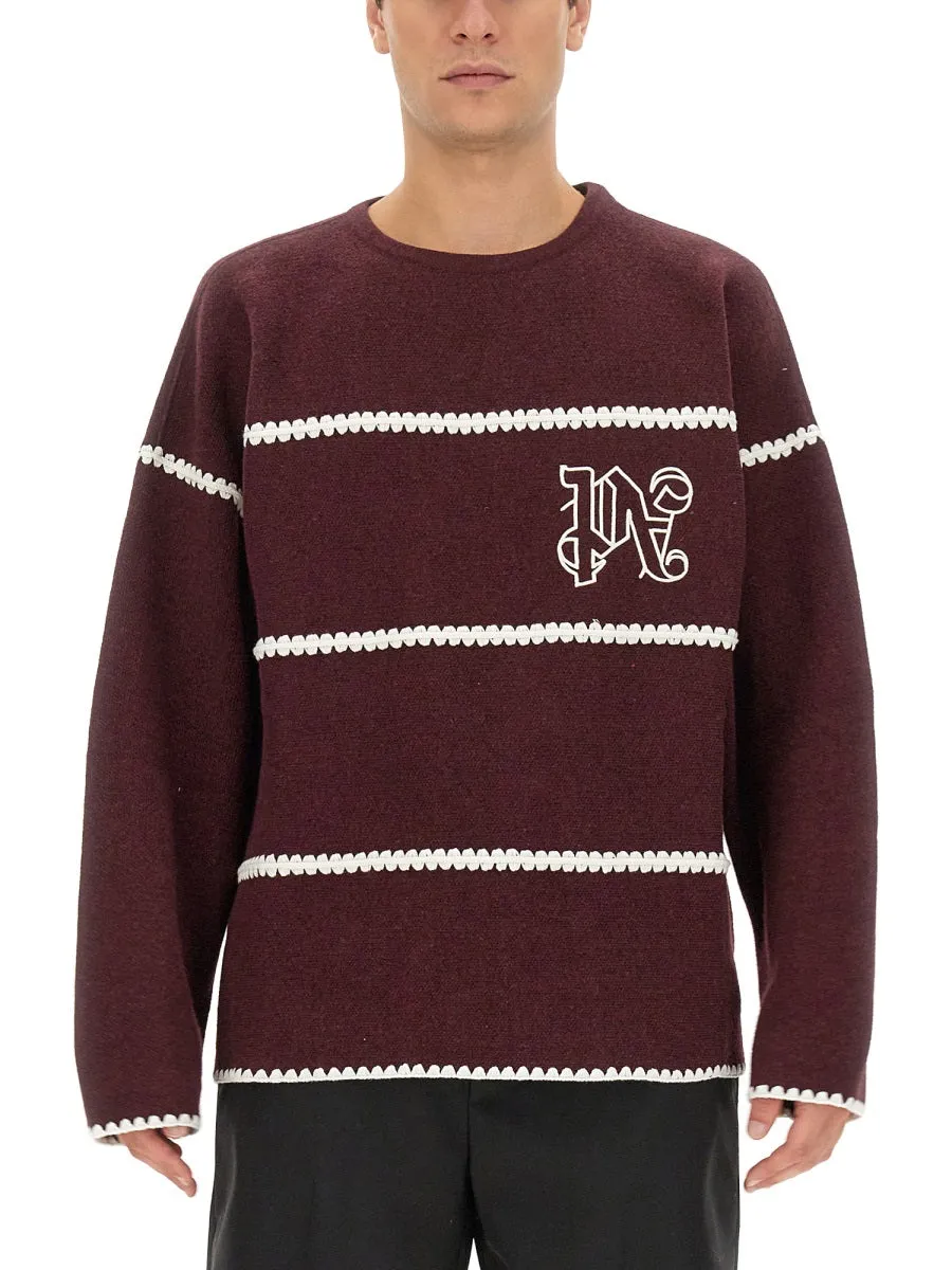 Monogram Striped Sweater