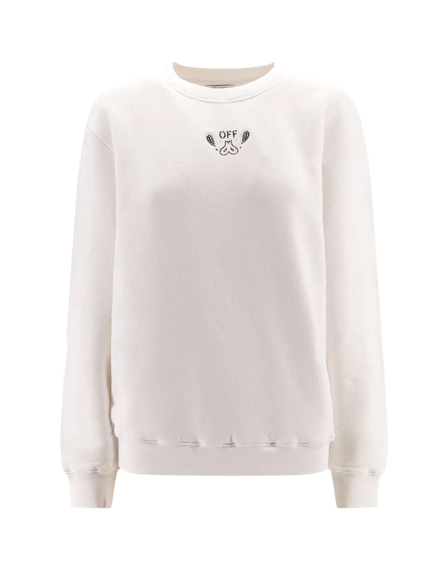 Organic Cotton Sweatshirt With Frontal Logo