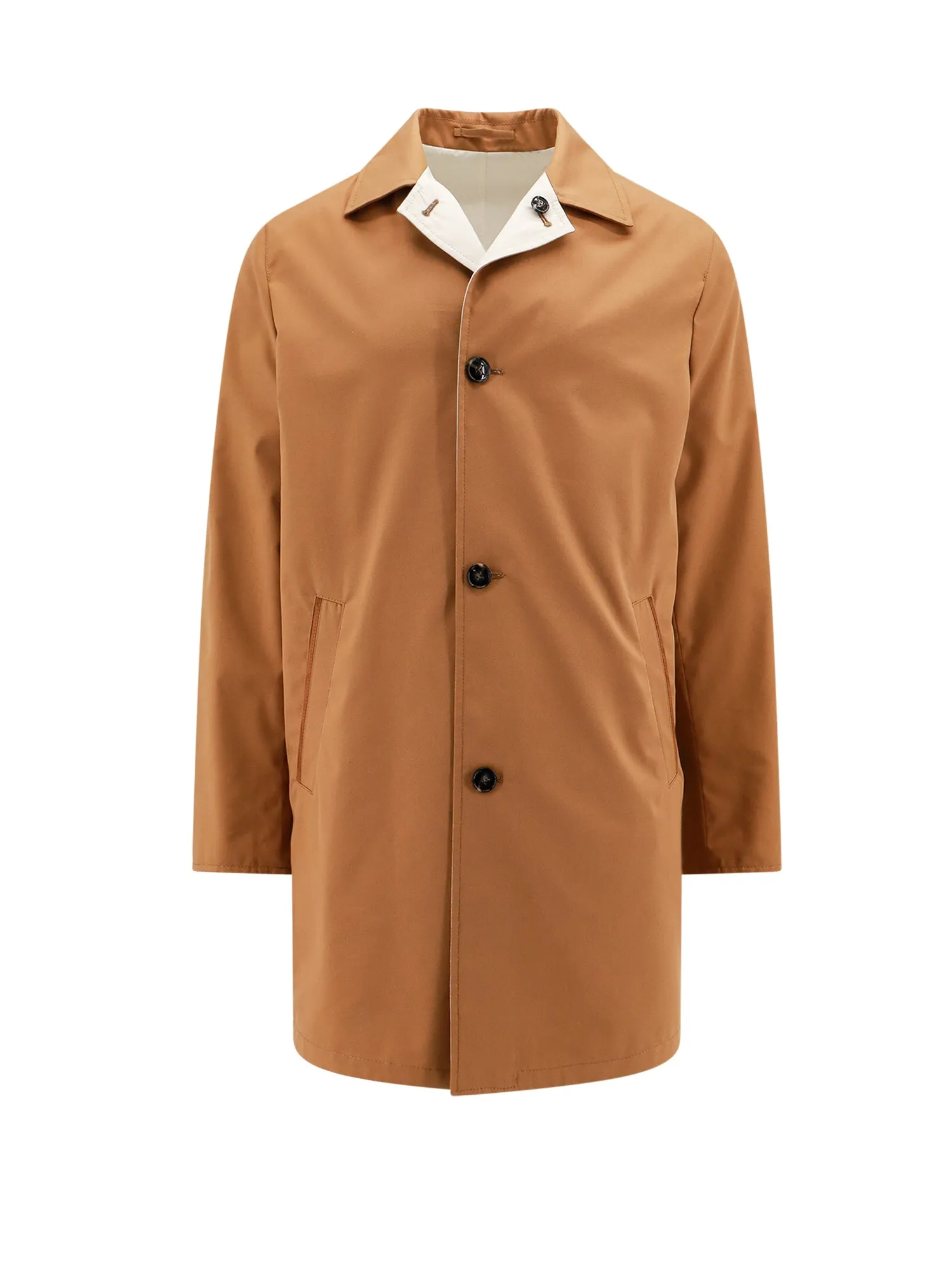 Cotton, Wool And Nylon Reversible Coat