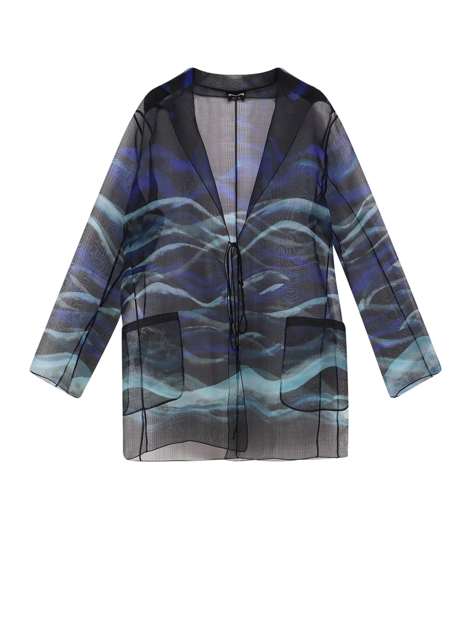 Silk Shirt With All-Over Print