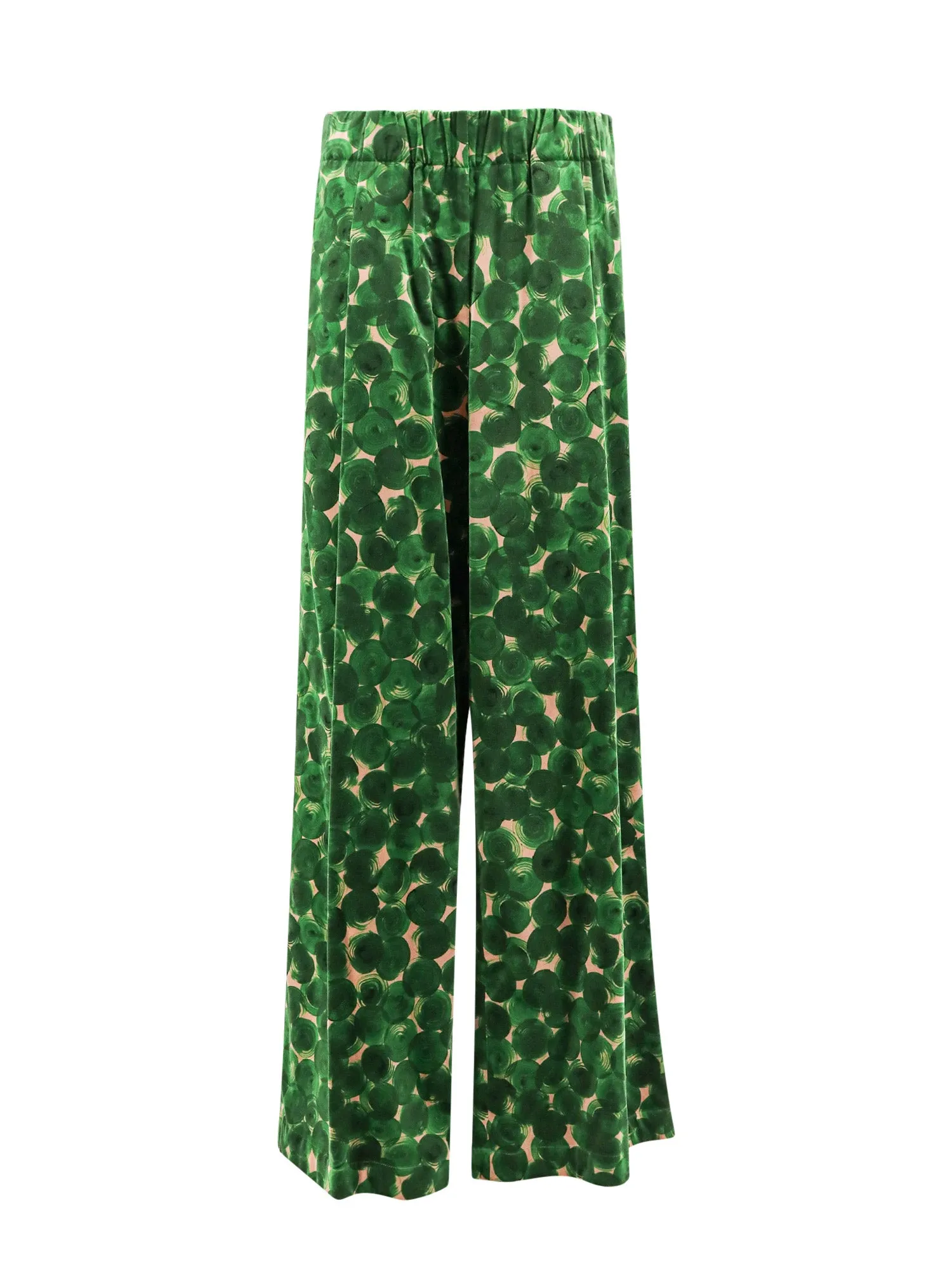 Velvet Trouser With All-Over Pattern