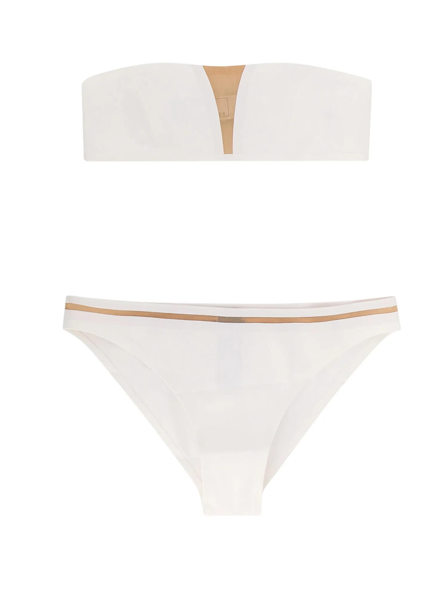 Bikini With Pochette And Monogram Patch