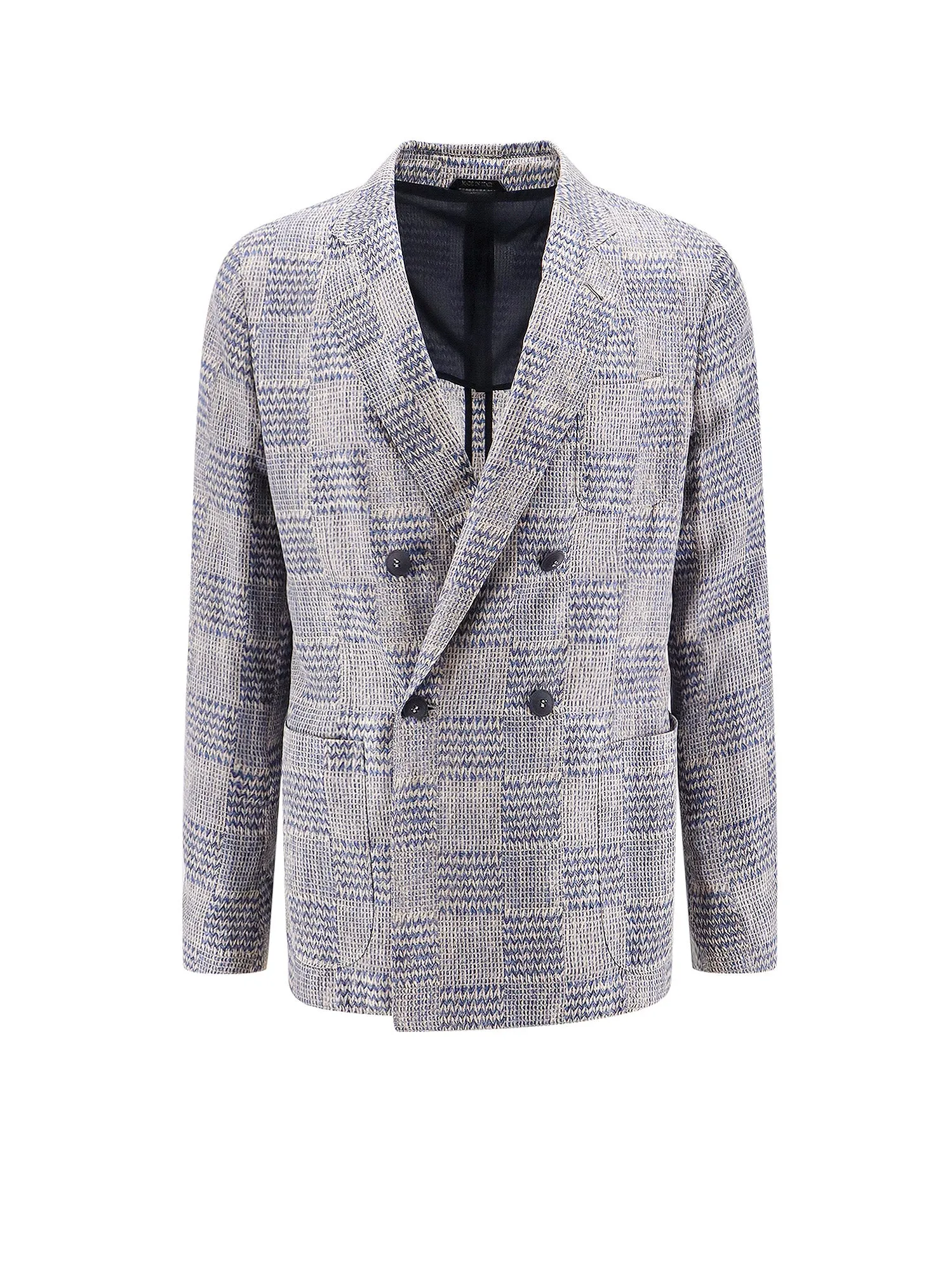Printed Fabric Blazer