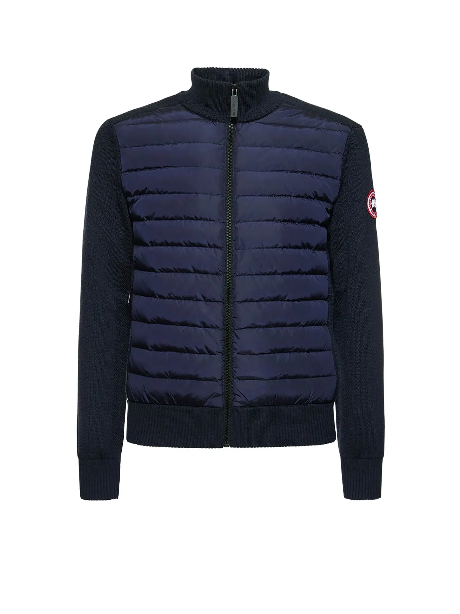 Padded Jacket With Wool Inserts