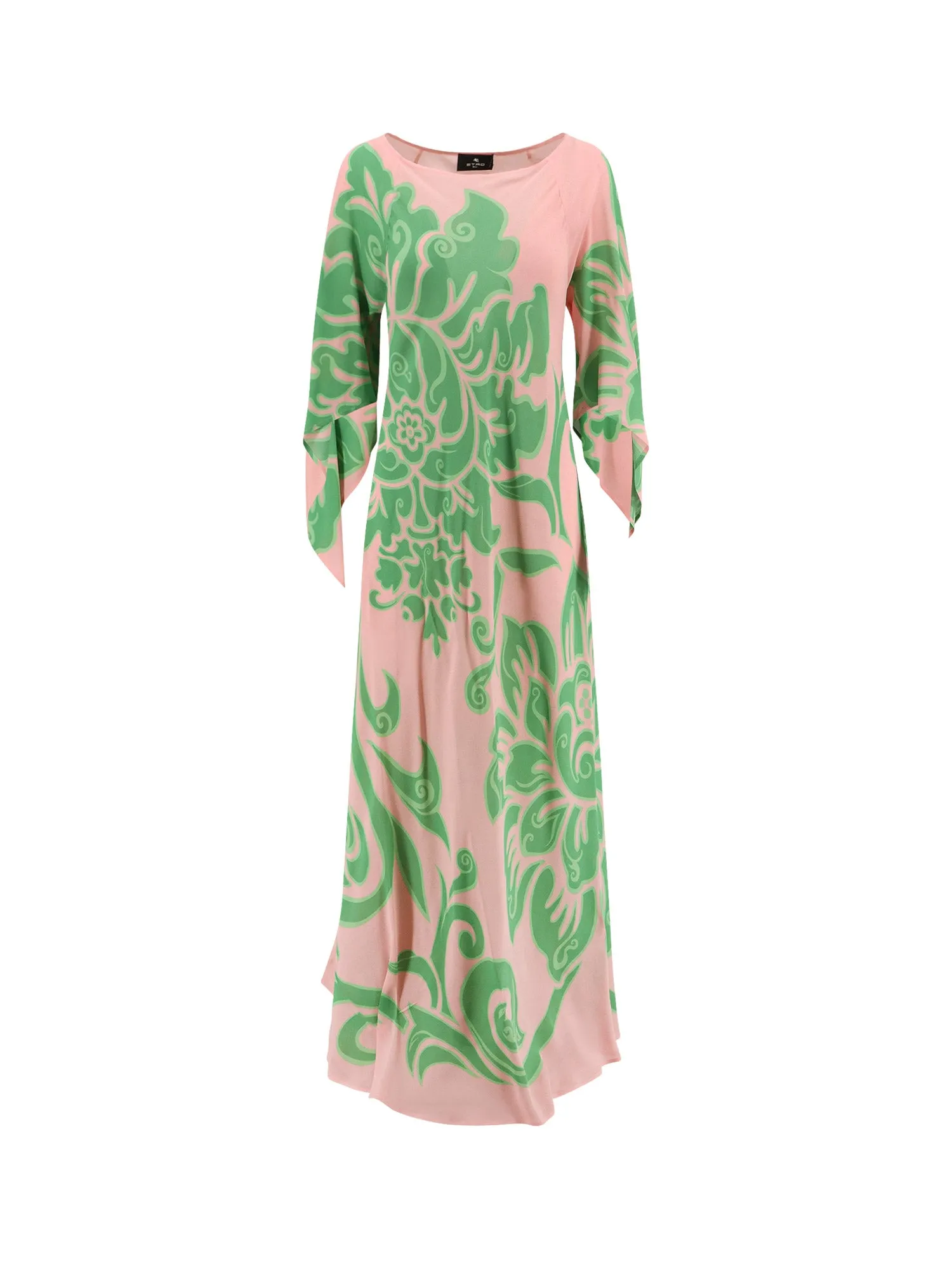 Viscose Dress With All-Over Floral Motif