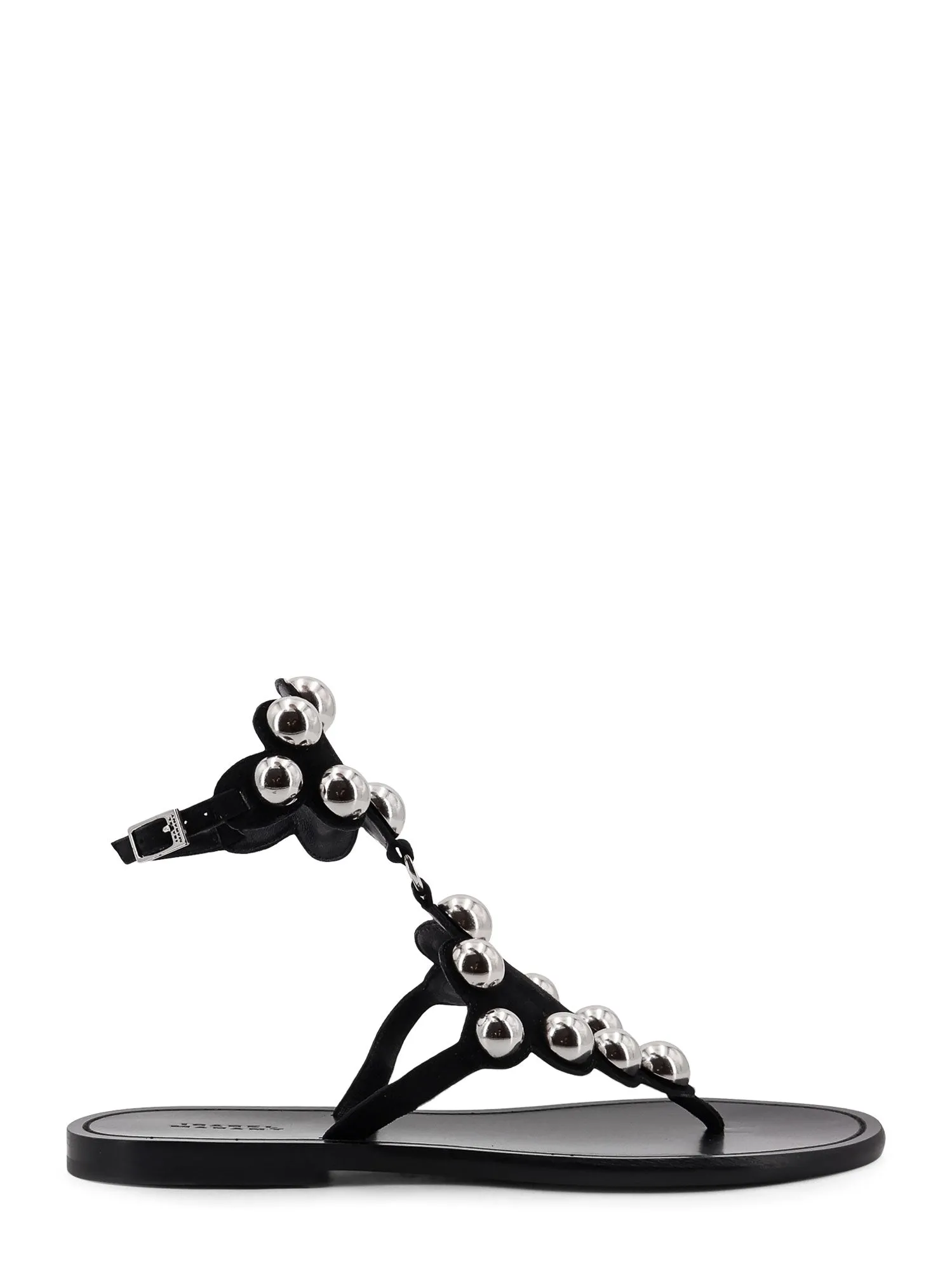 Velvee Suede Sandals With Studs