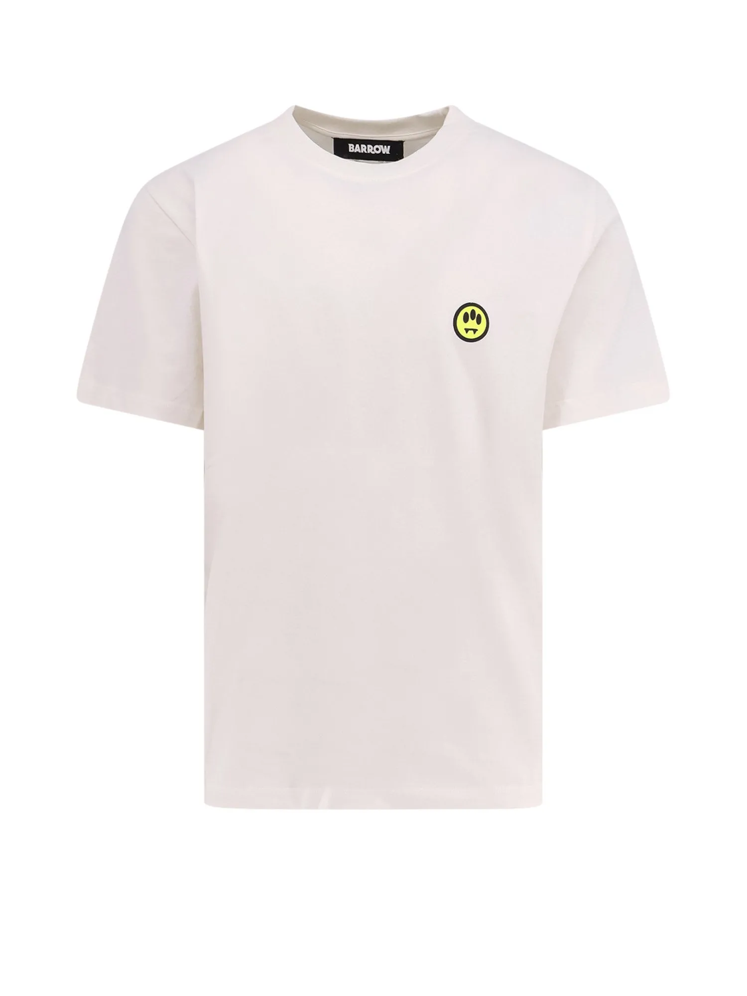 Cotton T-Shirt With Frontal And Back Logo Print