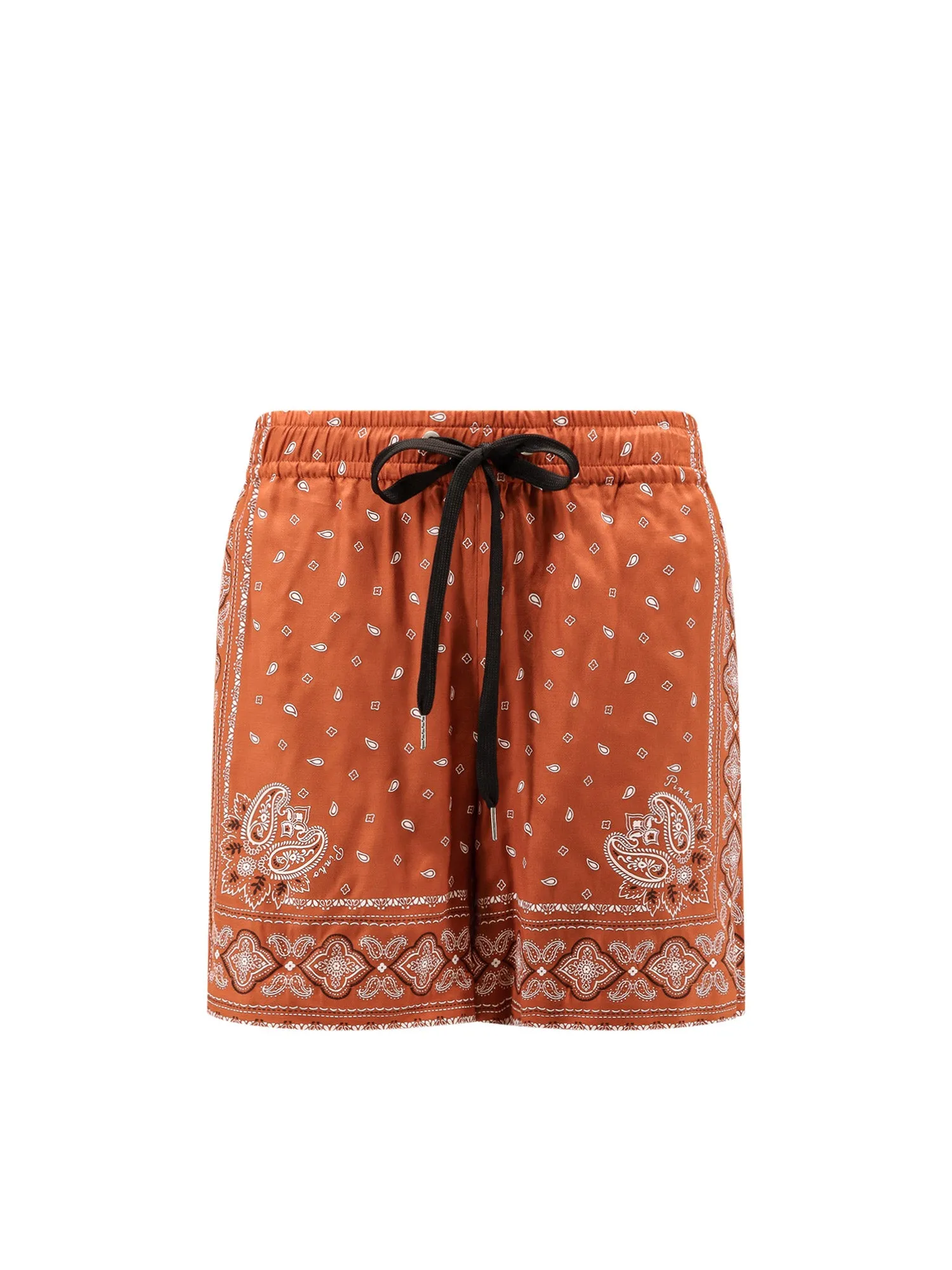 Viscose Shorts With Bandana Print