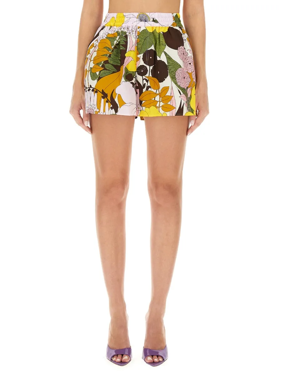 Floral Print Shorts