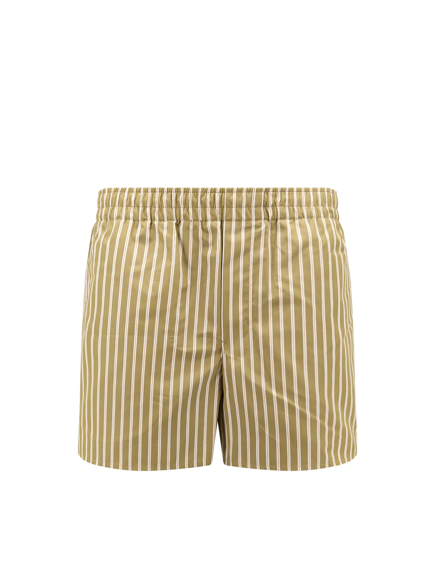 Striped Cotton Shorts