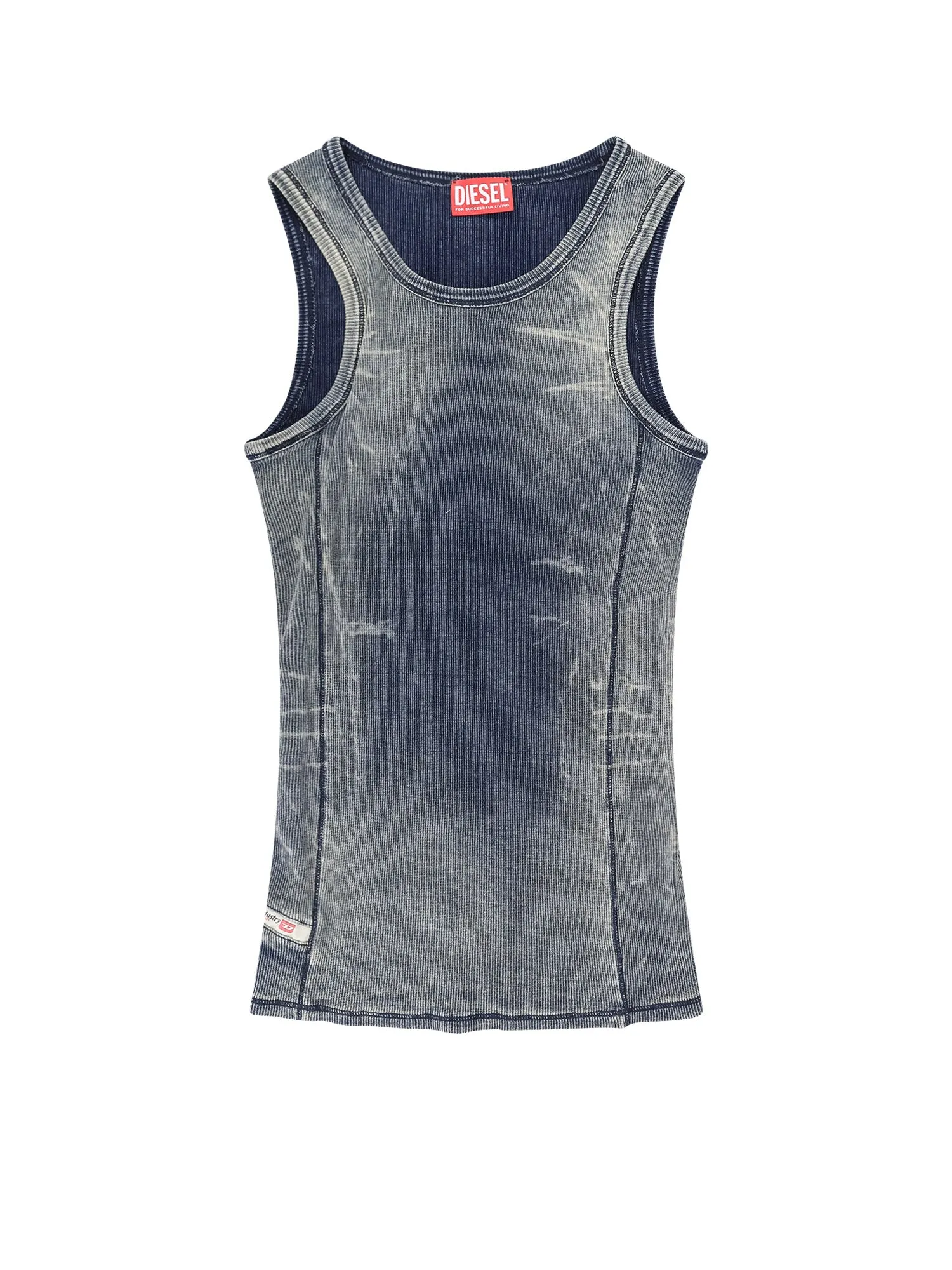 T-Go Stretch Cotton Top With Used Effect