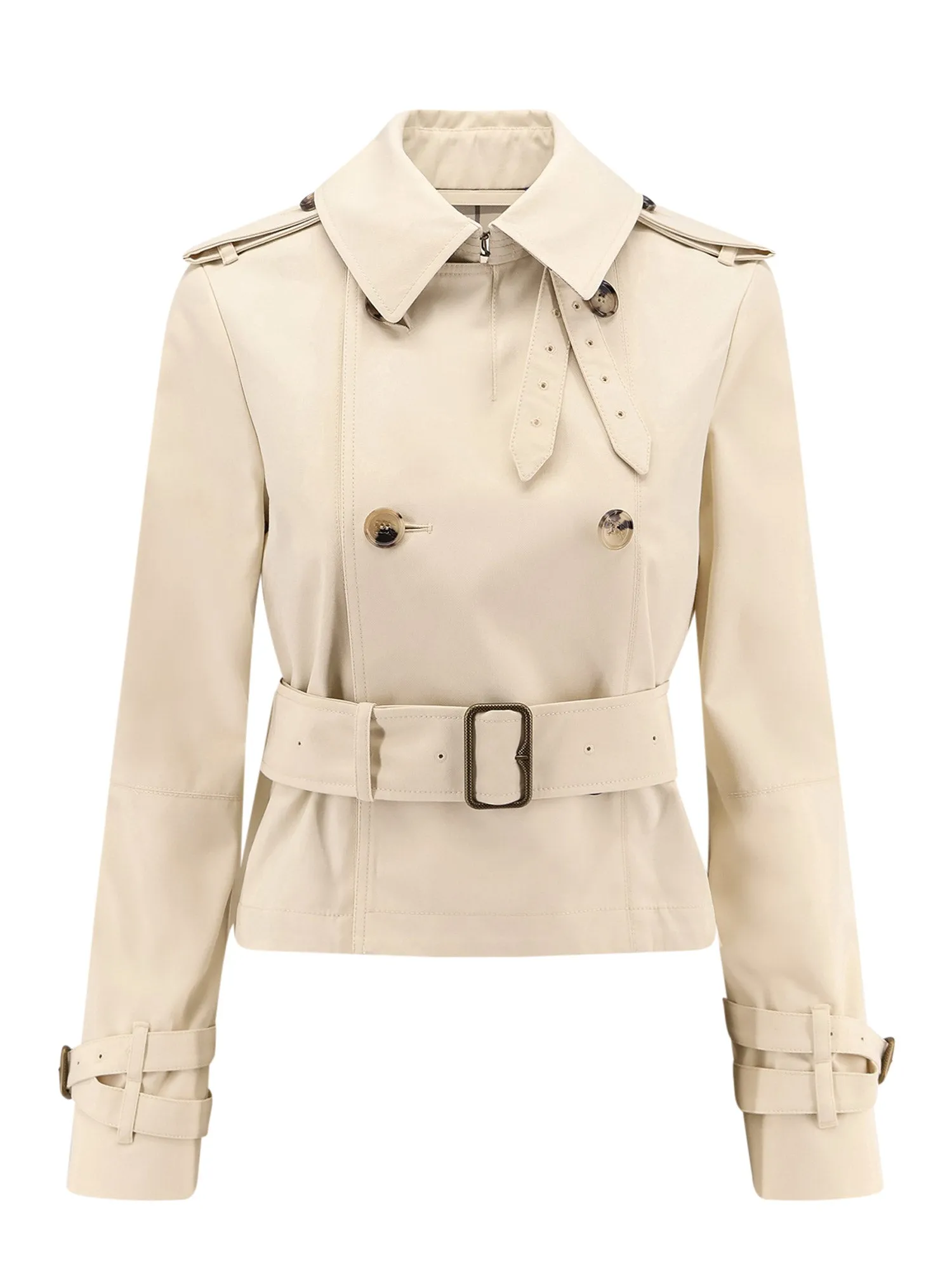 Nylon And Cotton Jacket With Check Lining