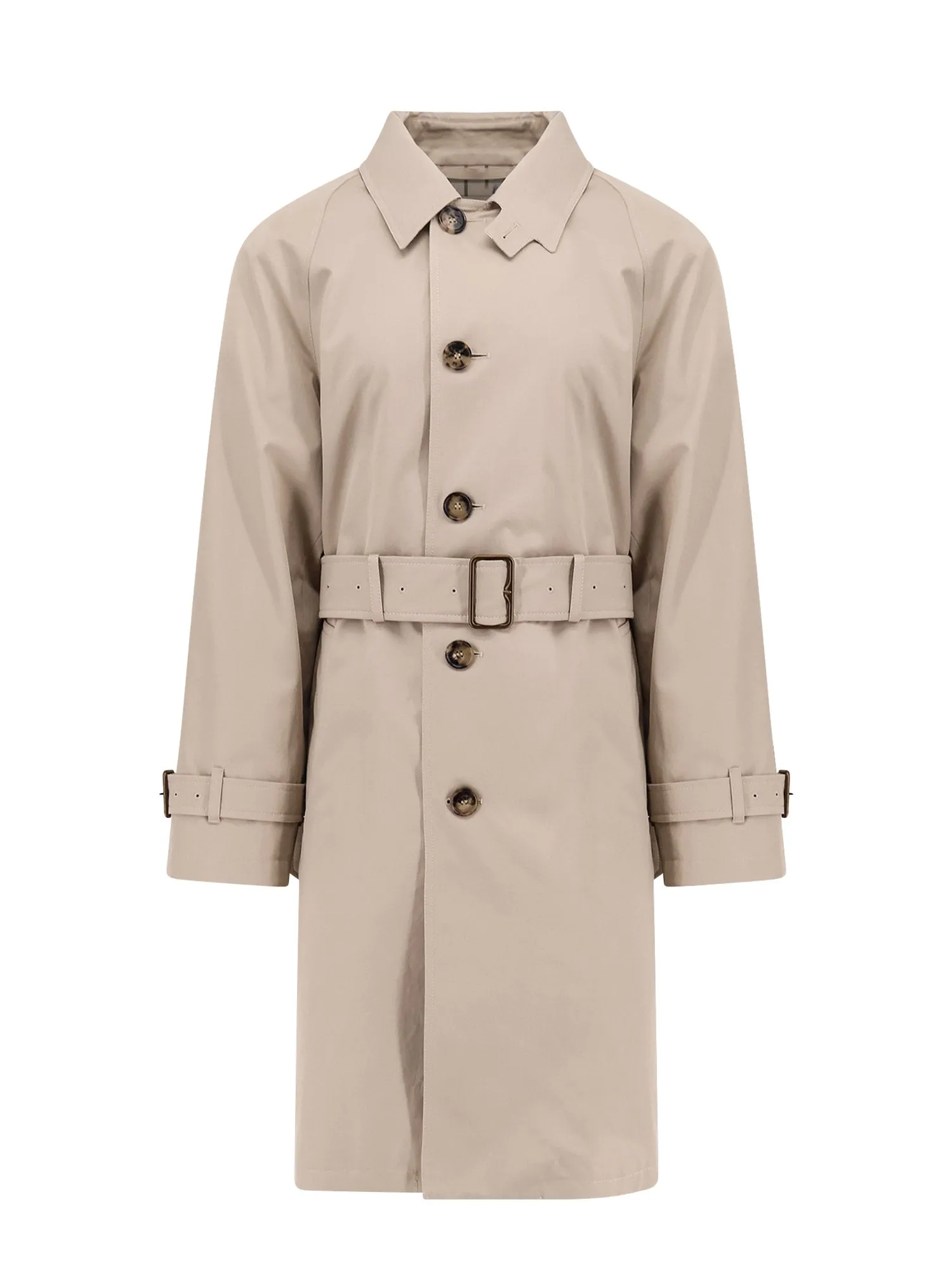 Organic Cotton Trench With Check Lining