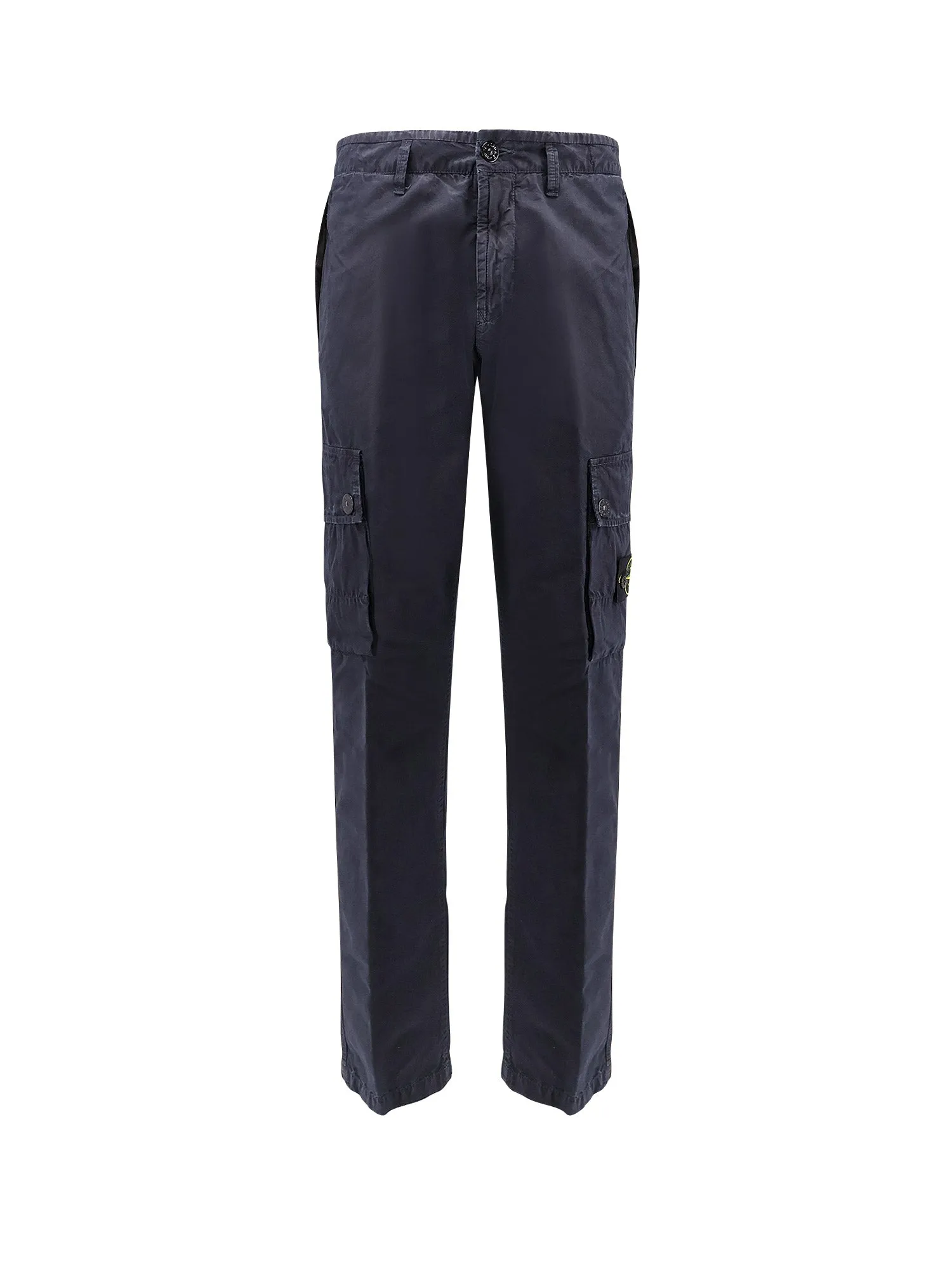 Cotton Cargo Trouser With Iconic Logo Patch