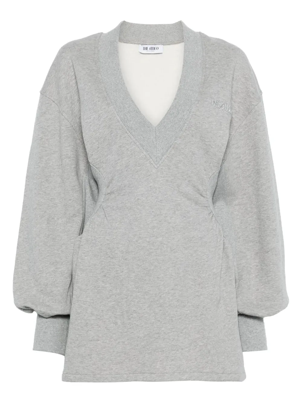 Abito Corto Con Scollo A V