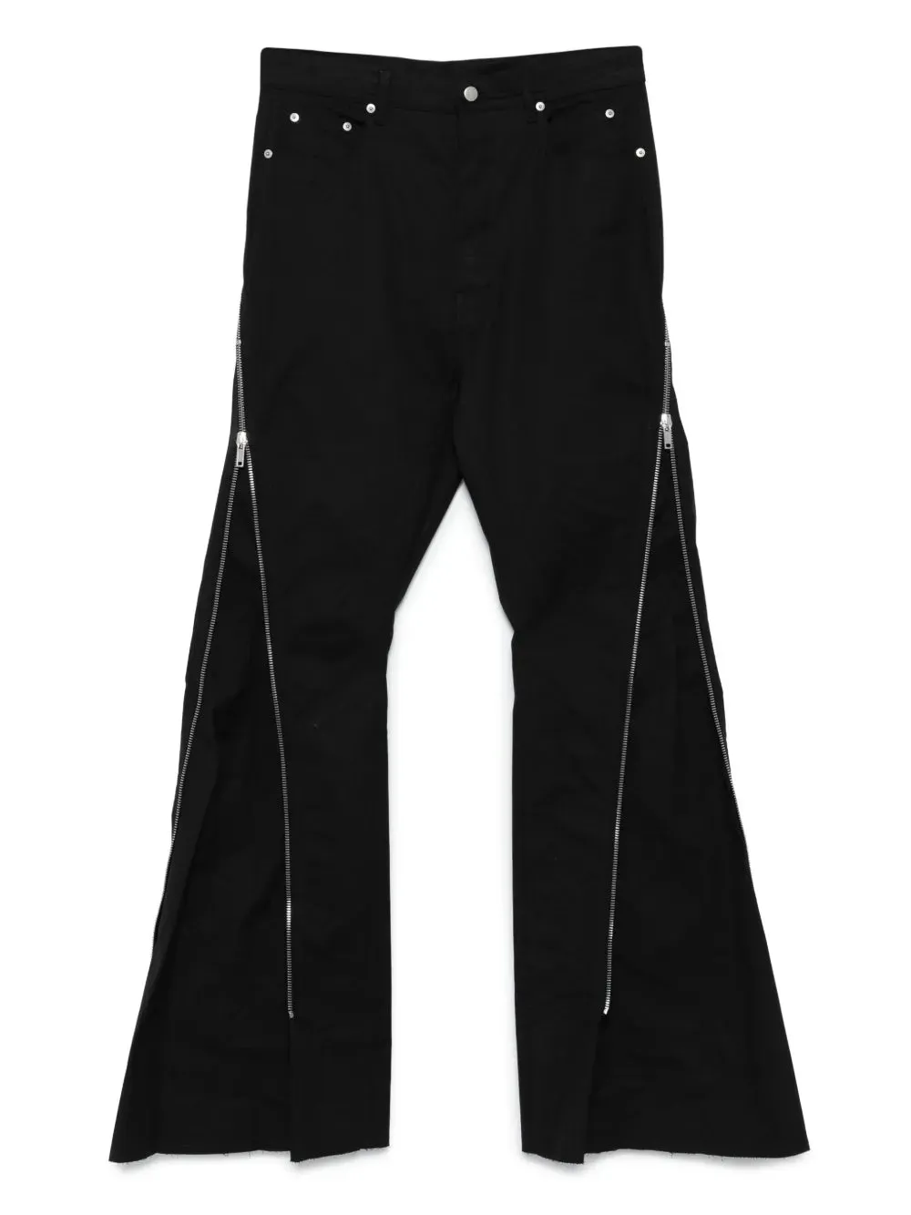 Pantaloni Svasati Con Zip