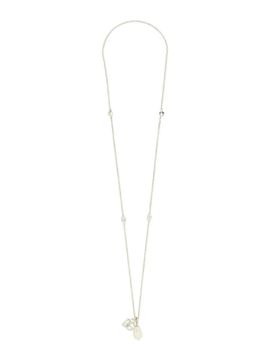 Dg Logo Drop Necklace