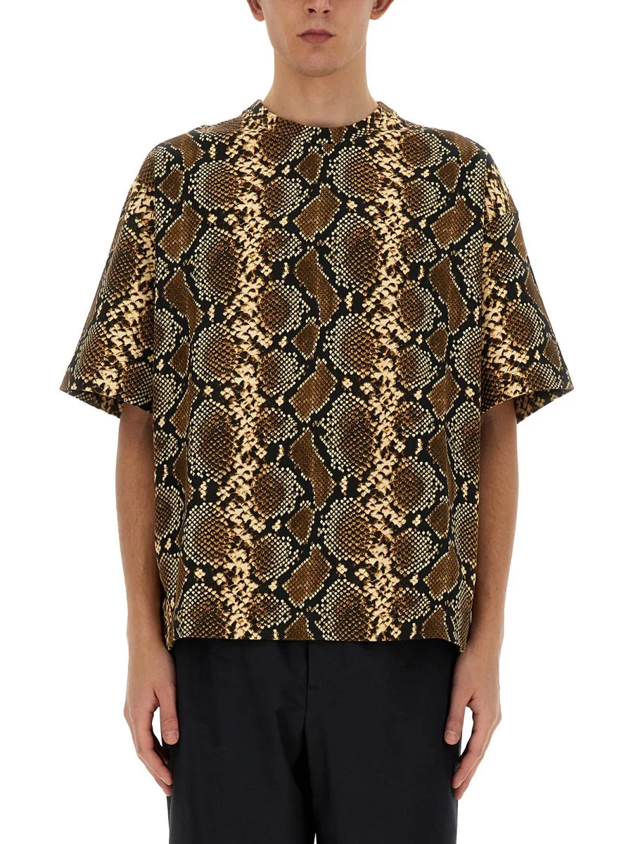 T-Shirt With Animal Pattern