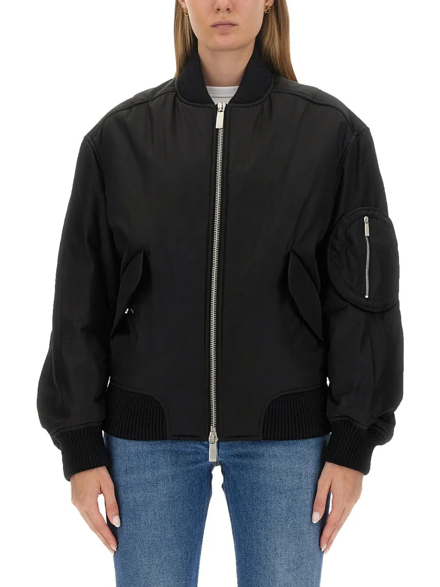 Nylon Bomber Jacket