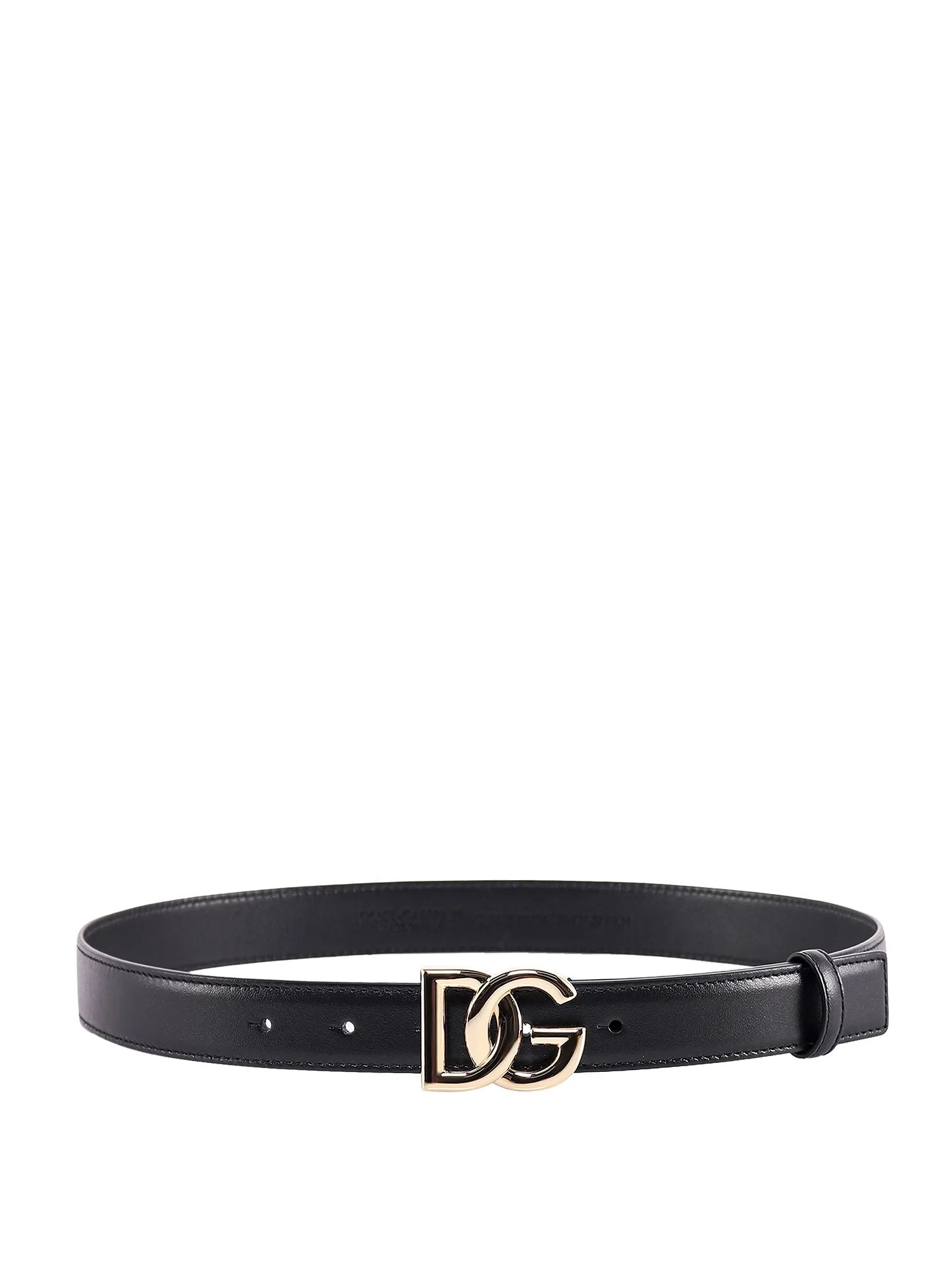 Leather Belt With Dg Logo